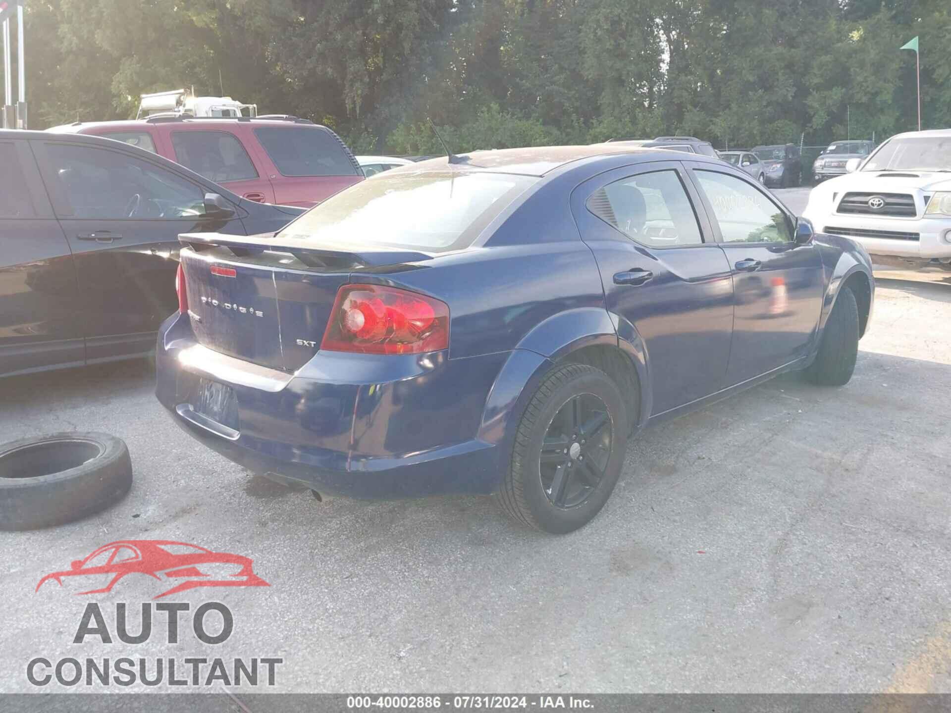 DODGE AVENGER 2014 - 1C3CDZCB9EN233716