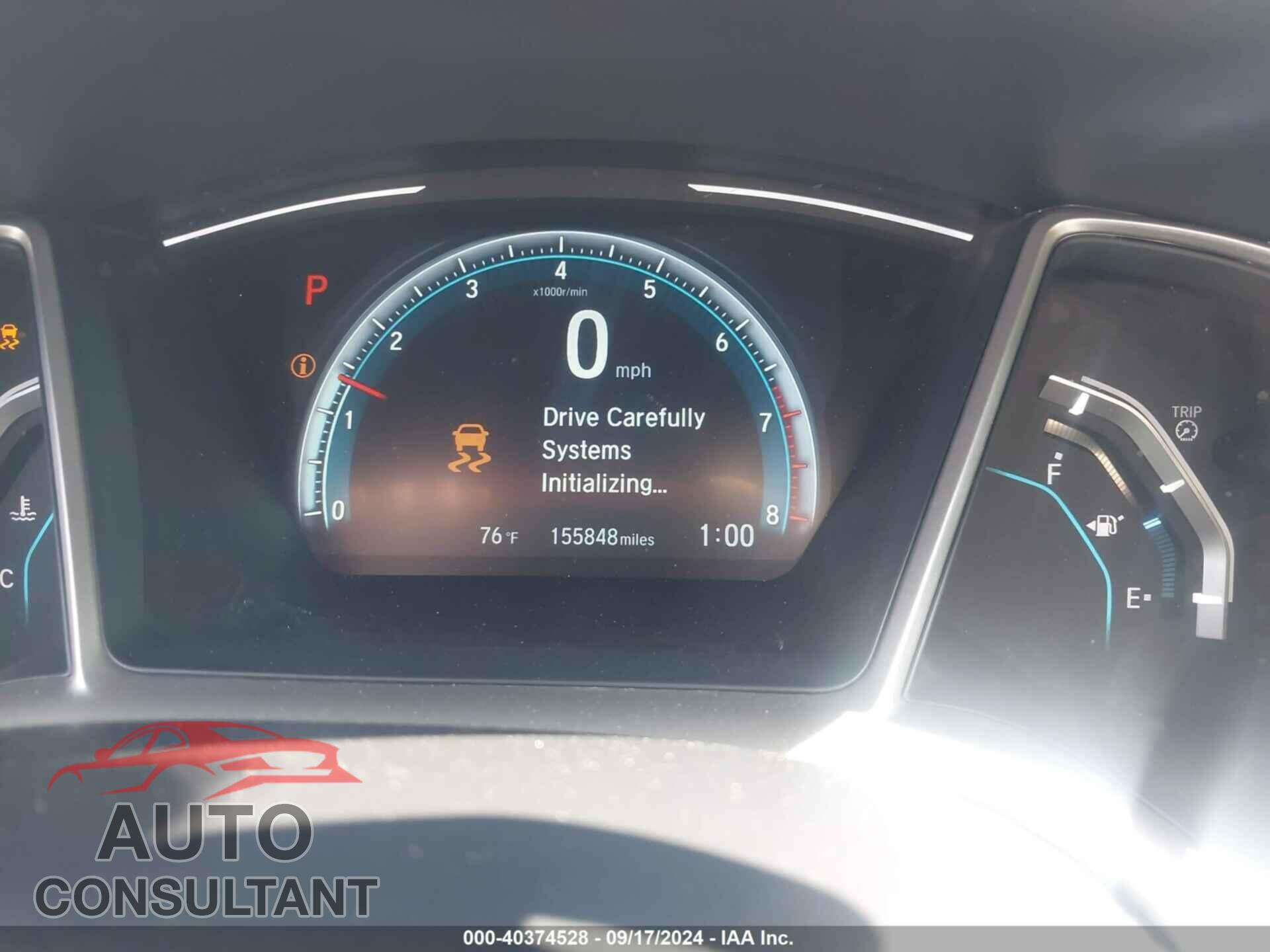 HONDA CIVIC 2017 - 19XFC2F72HE222771