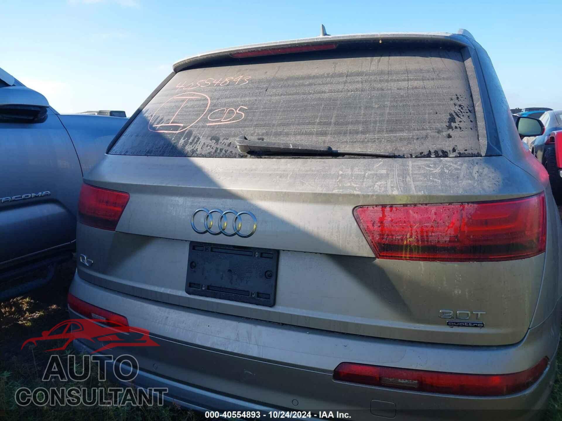 AUDI Q7 2017 - WA1LAAF76HD009529