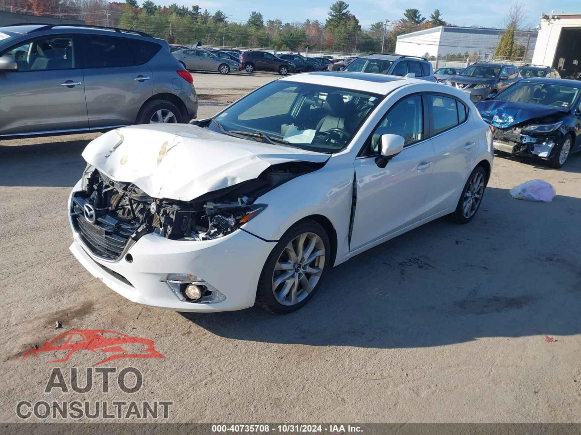 MAZDA MAZDA3 2015 - JM1BM1L36F1240407