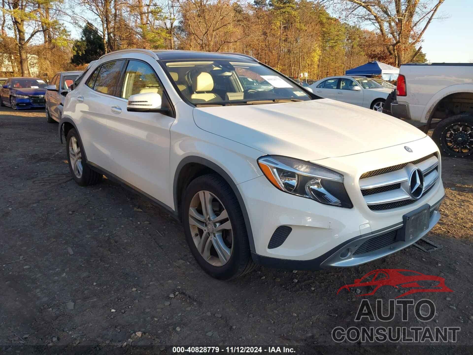 MERCEDES-BENZ GLA 250 2017 - WDCTG4GB3HJ314880