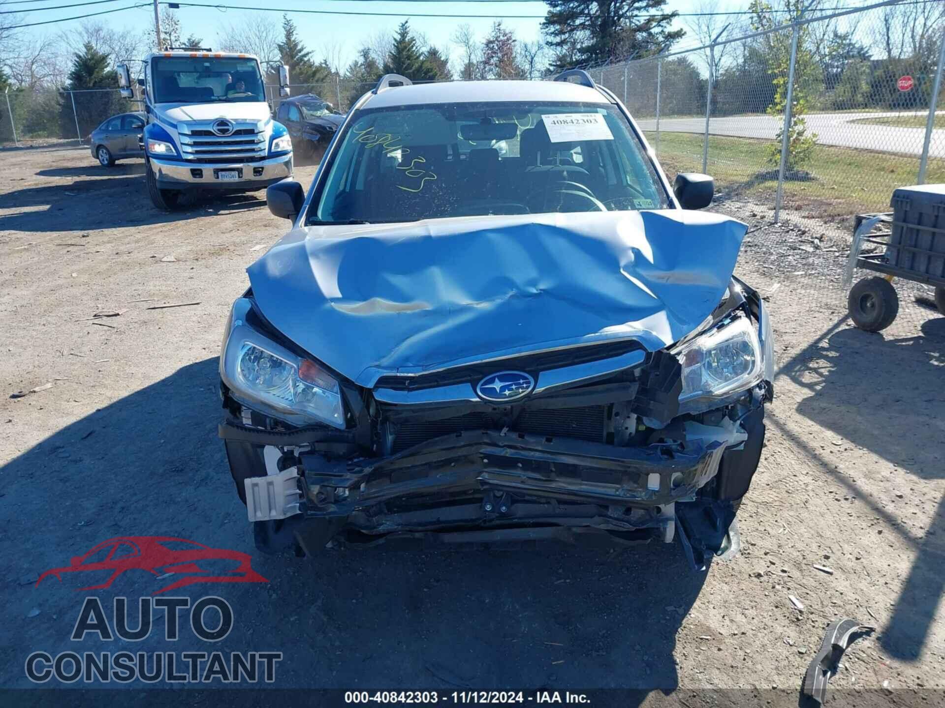 SUBARU FORESTER 2018 - JF2SJABC5JH422479