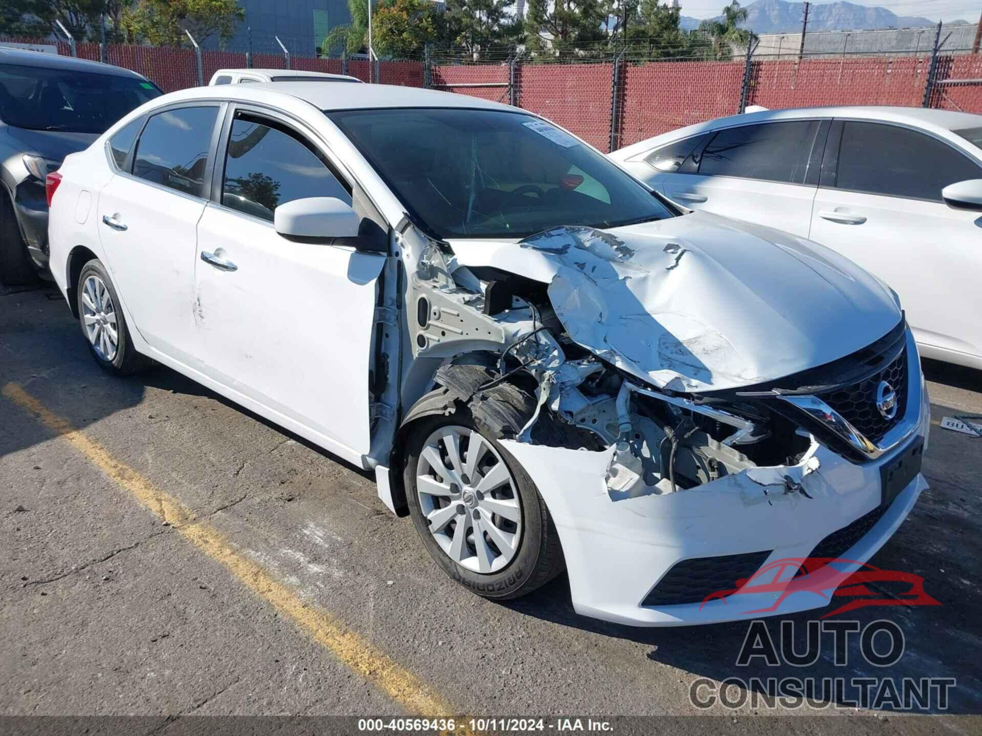 NISSAN SENTRA 2019 - 3N1AB7AP9KY233616