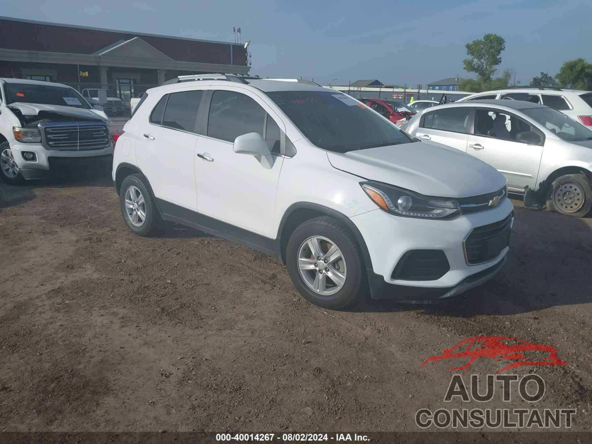 CHEVROLET TRAX 2019 - 3GNCJLSB4KL193700