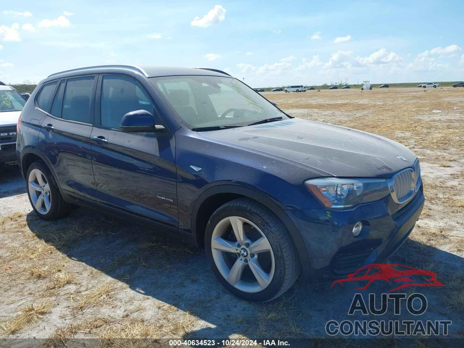 BMW X3 2017 - 5UXWZ7C30H0V92654