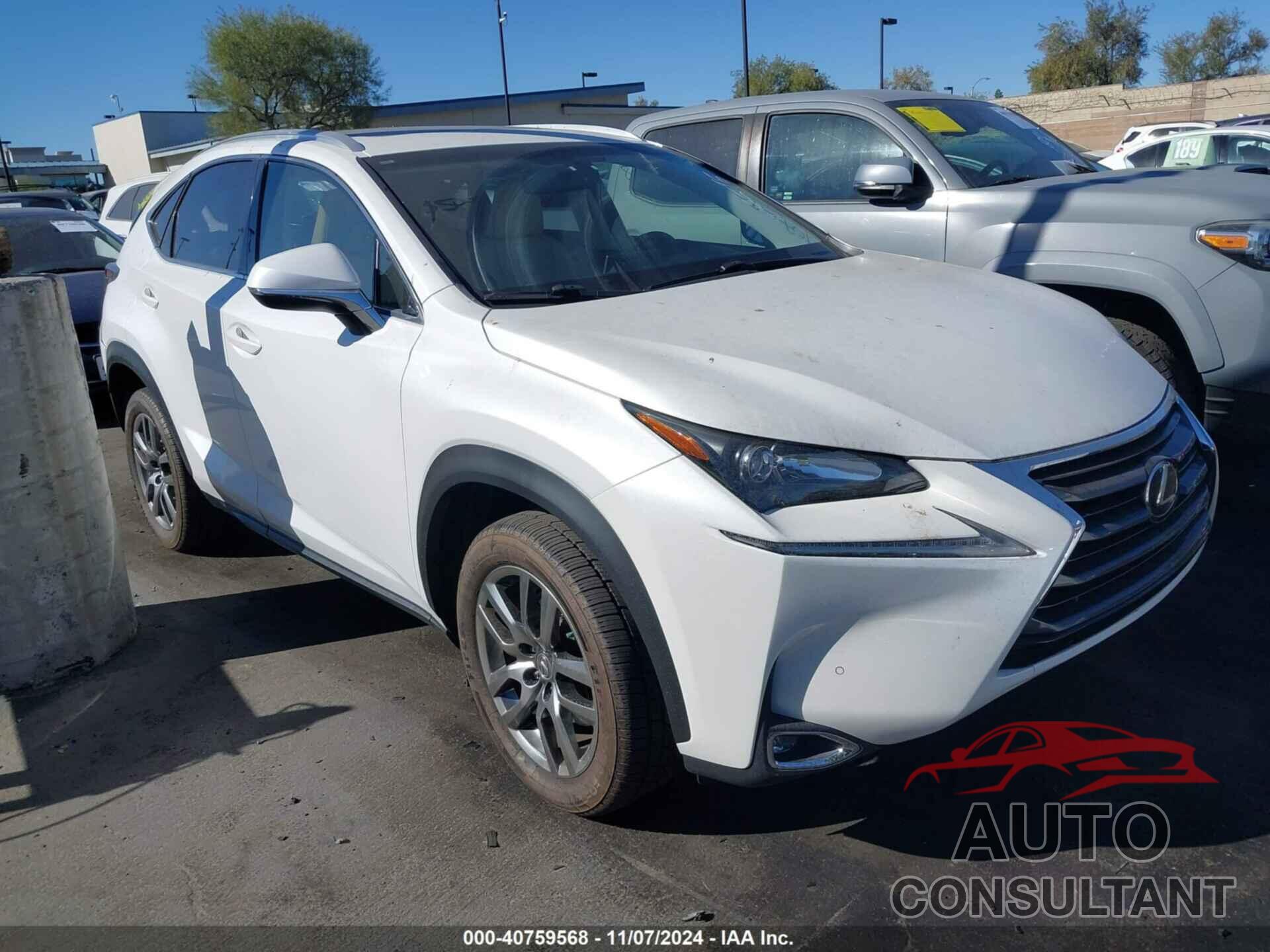 LEXUS NX 200T 2015 - JTJYARBZXF2019746