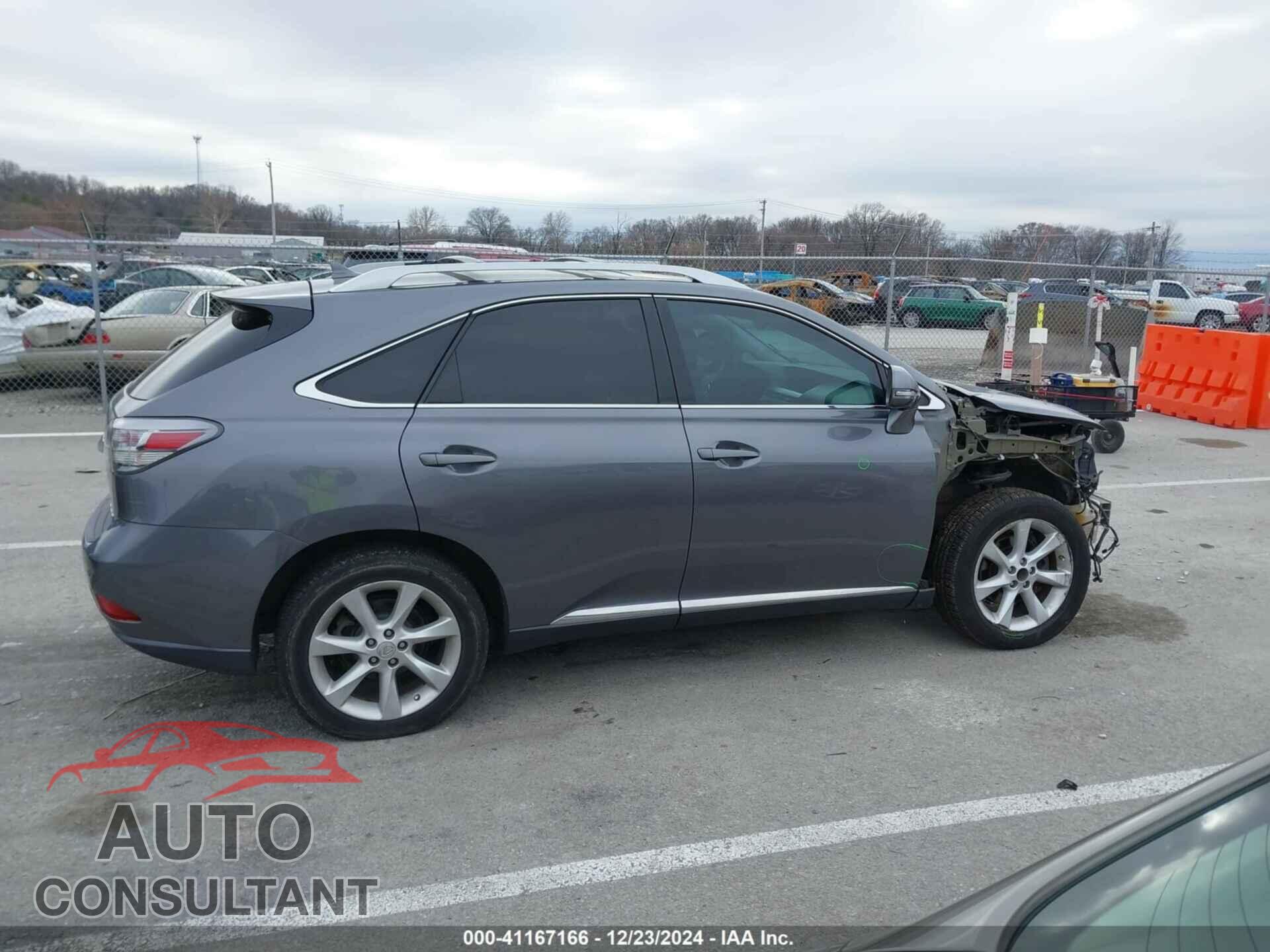 LEXUS RX 350 2012 - 2T2BK1BA7CC130104