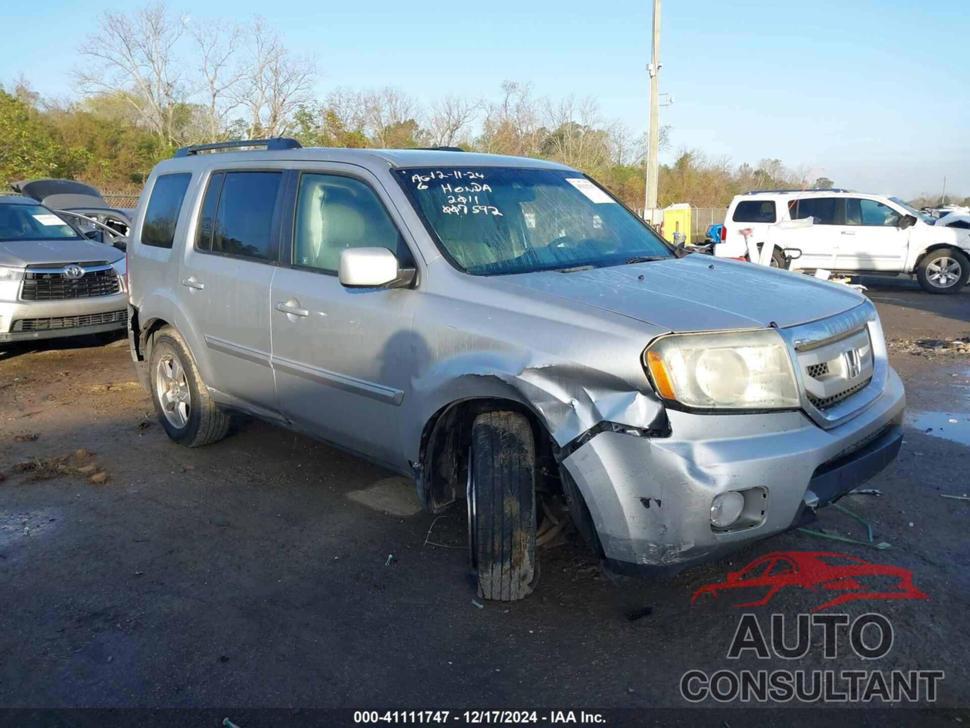 HONDA PILOT 2011 - 5FNYF3H49BB007592