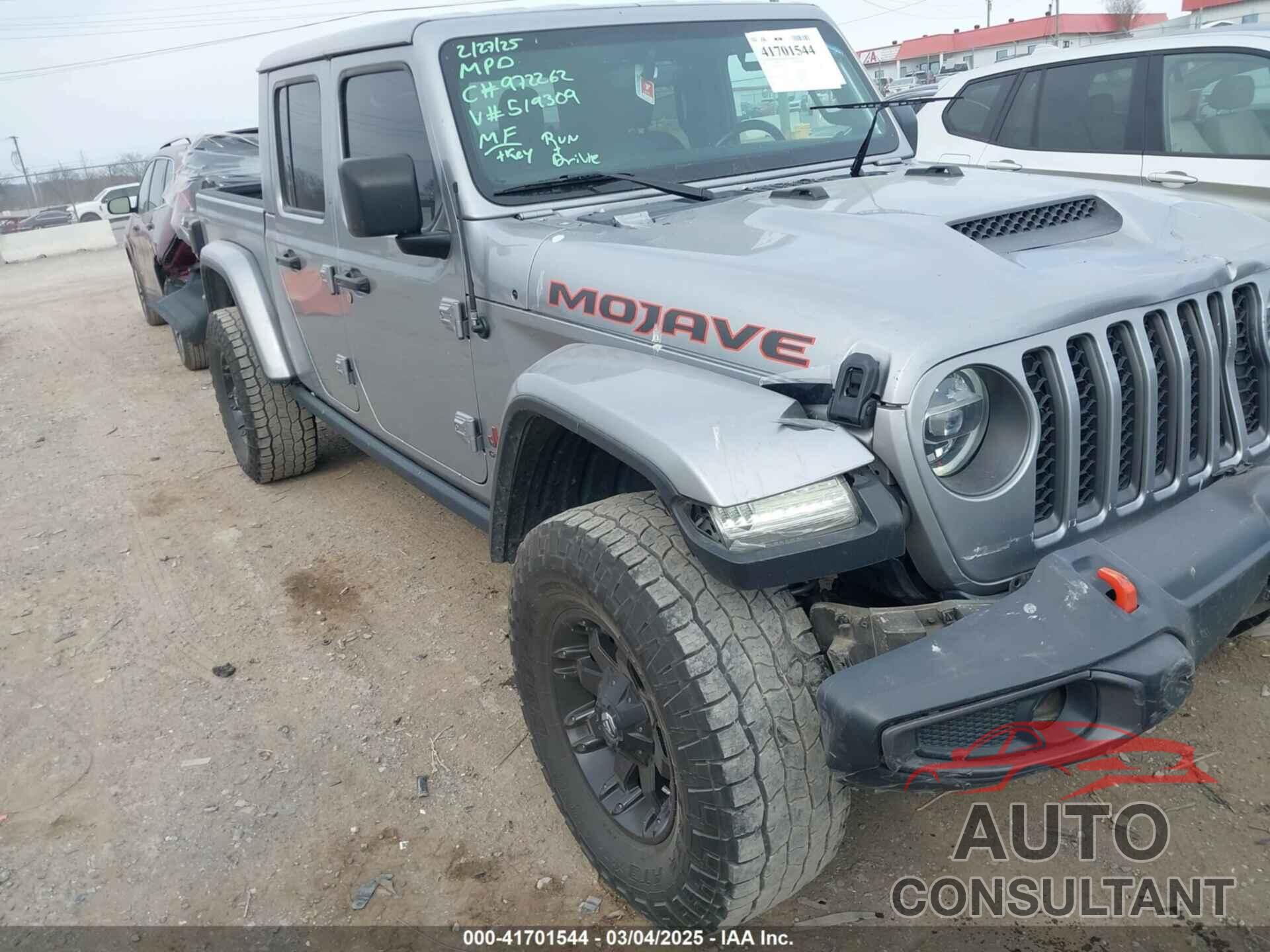 JEEP GLADIATOR 2021 - 1C6JJTEG9ML519309