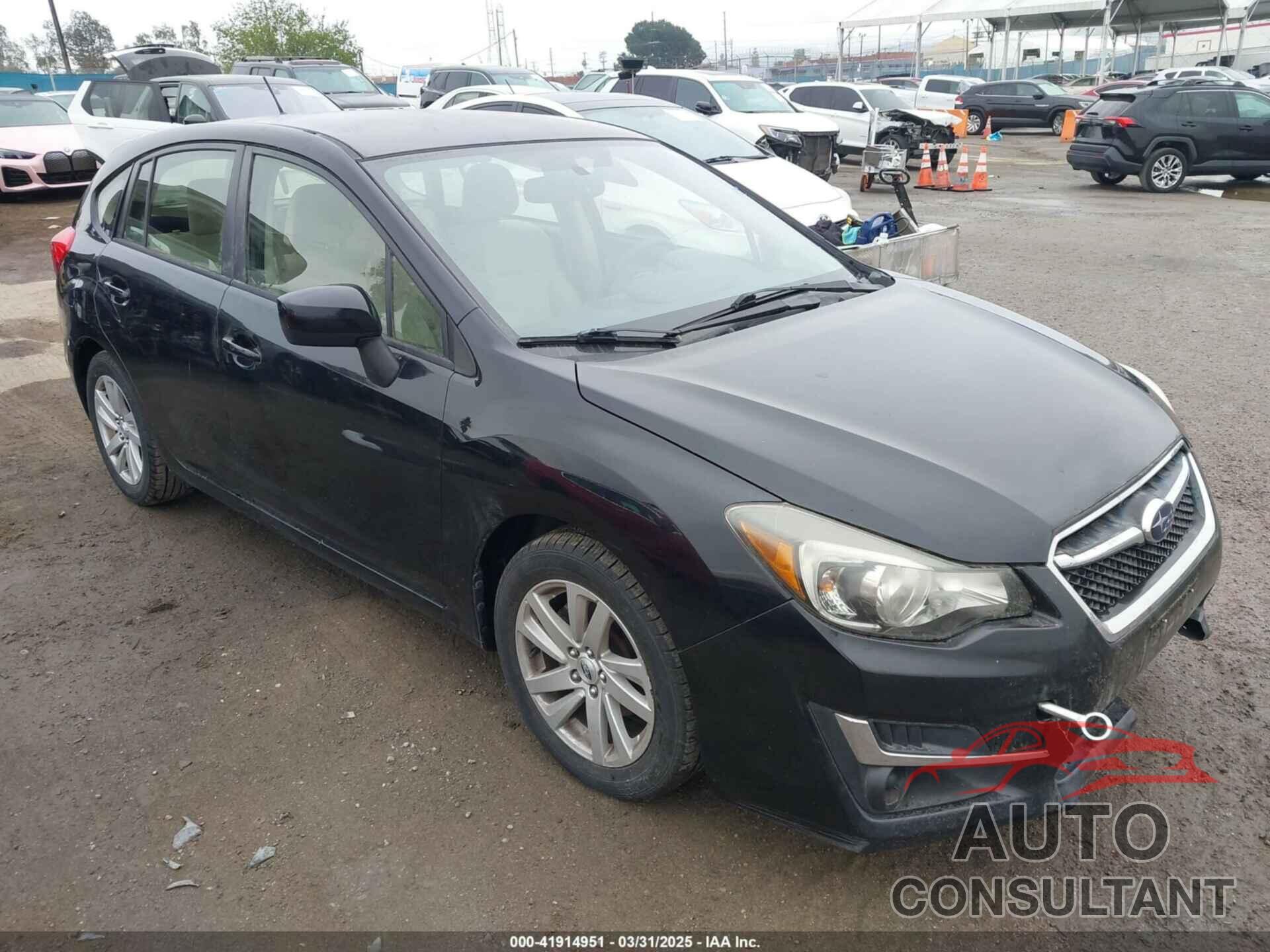 SUBARU IMPREZA 2015 - JF1GPAC68F8250263