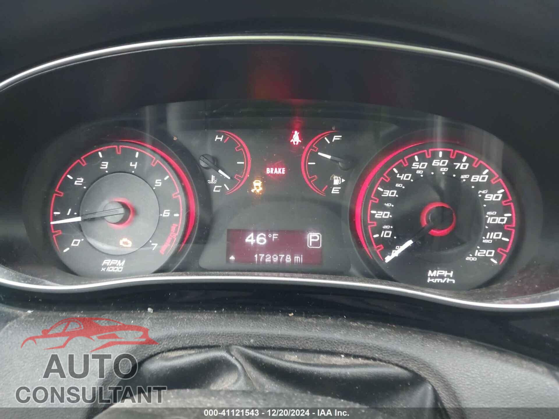 DODGE DART 2013 - 1C3CDFBA2DD344880