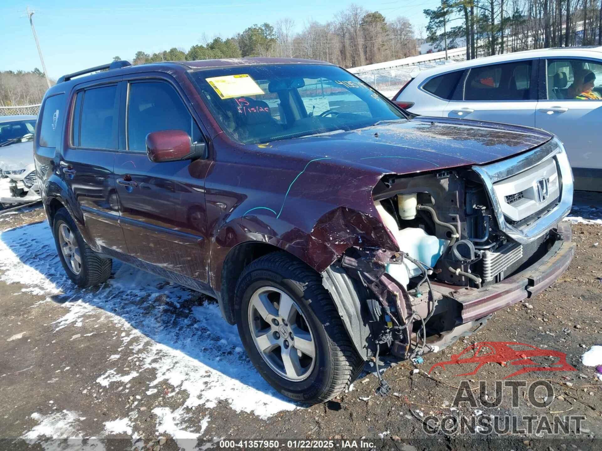 HONDA PILOT 2011 - 5FNYF3H72BB009825
