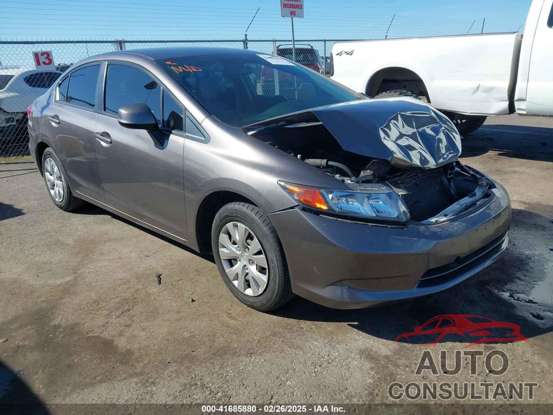 HONDA CIVIC 2012 - 19XFB2F53CE359793