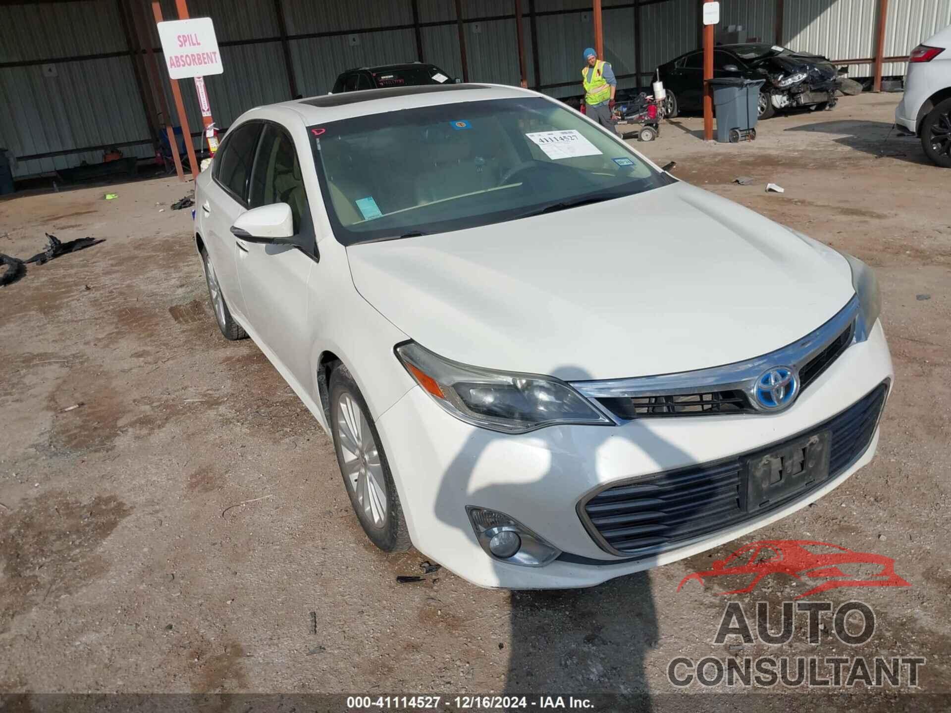 TOYOTA AVALON HYBRID 2013 - 4T1BD1EB7DU018468