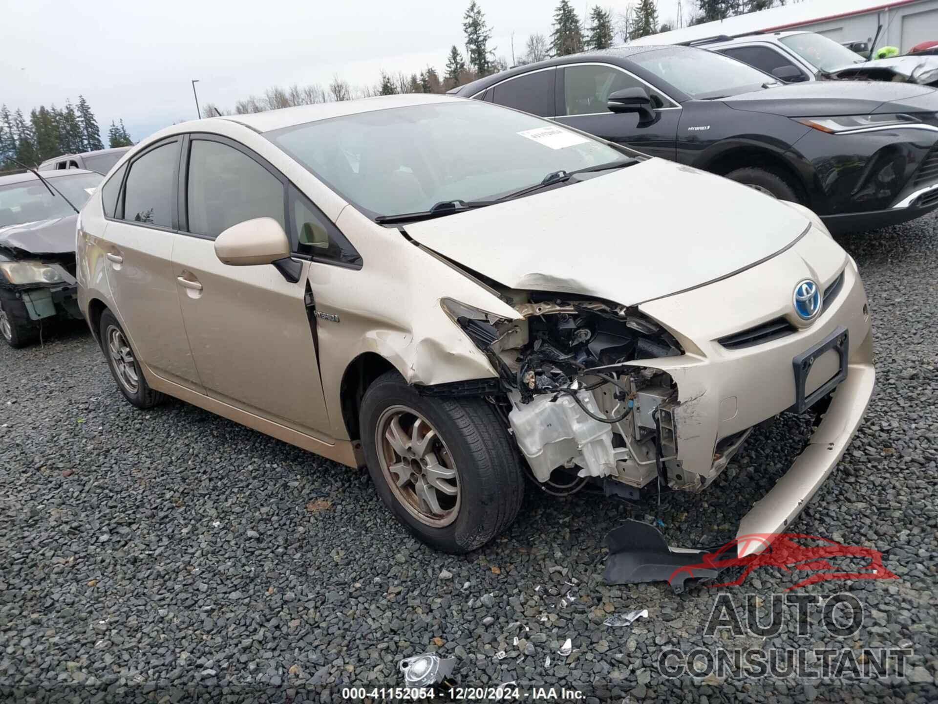 TOYOTA PRIUS 2010 - JTDKN3DU8A0103662