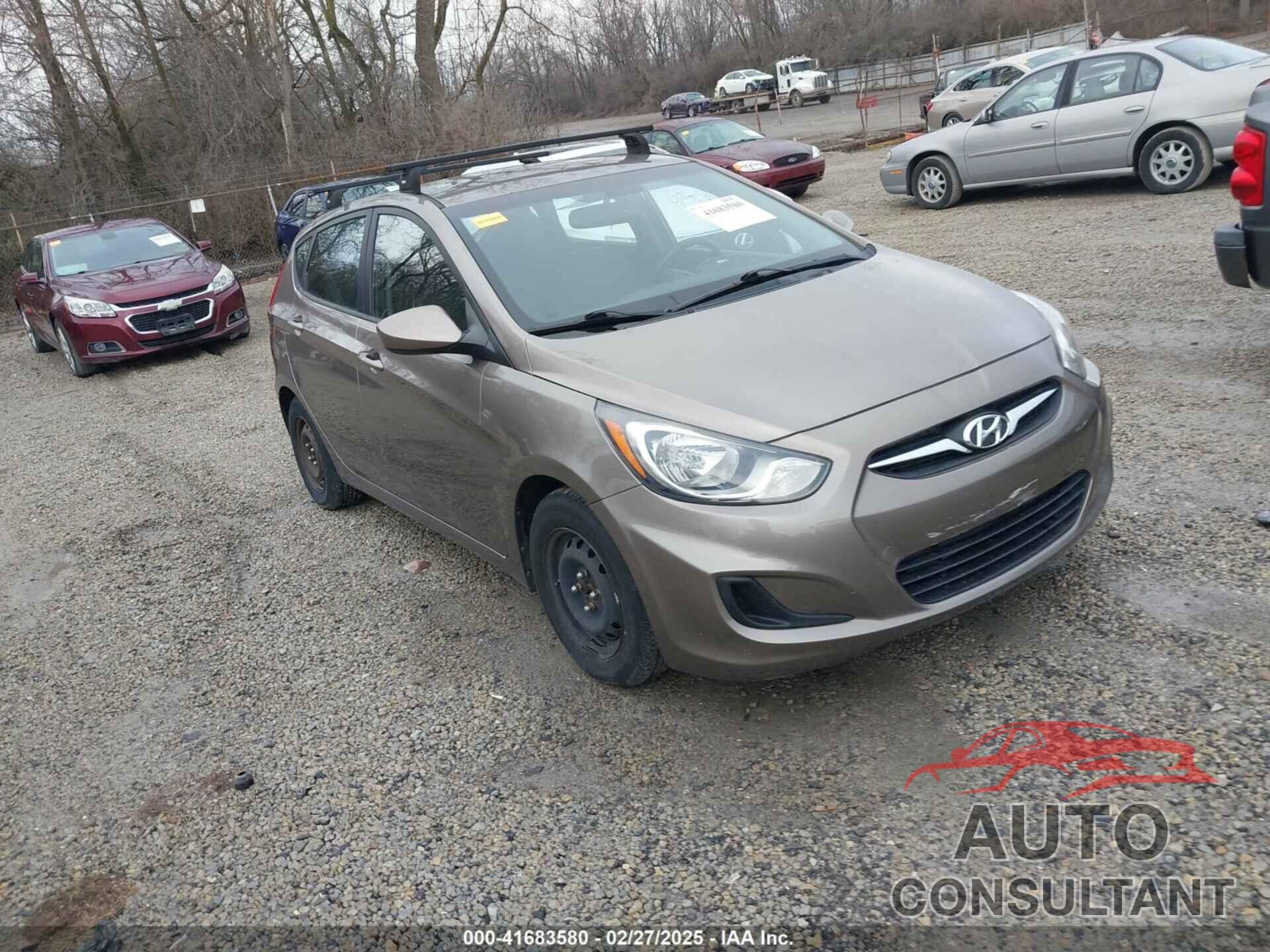 HYUNDAI ACCENT 2013 - KMHCT5AE9DU088357