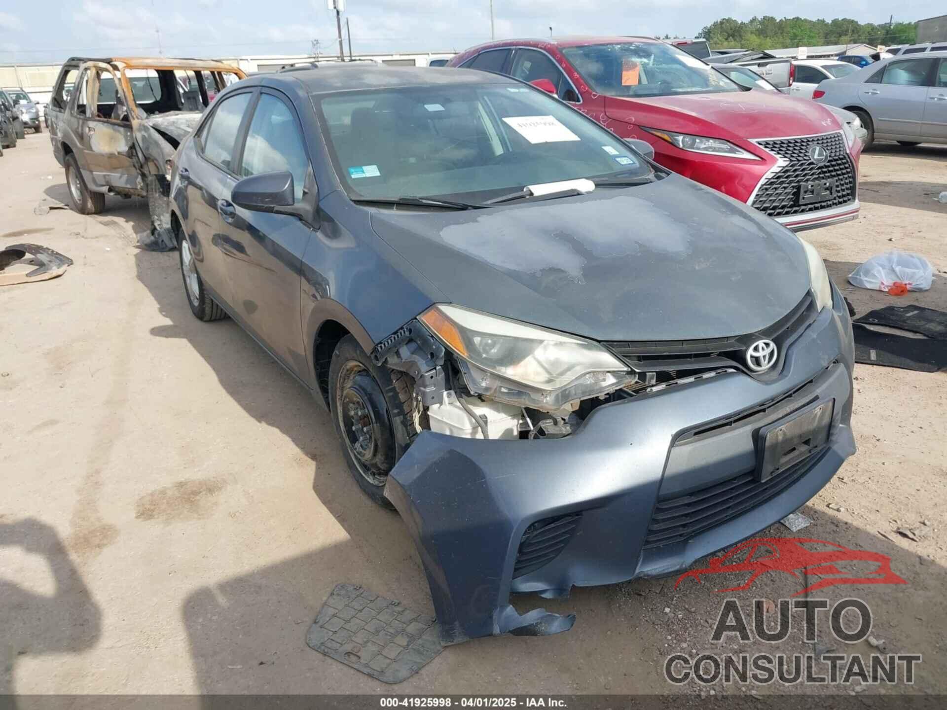 TOYOTA COROLLA 2014 - 5YFBURHE2EP094459