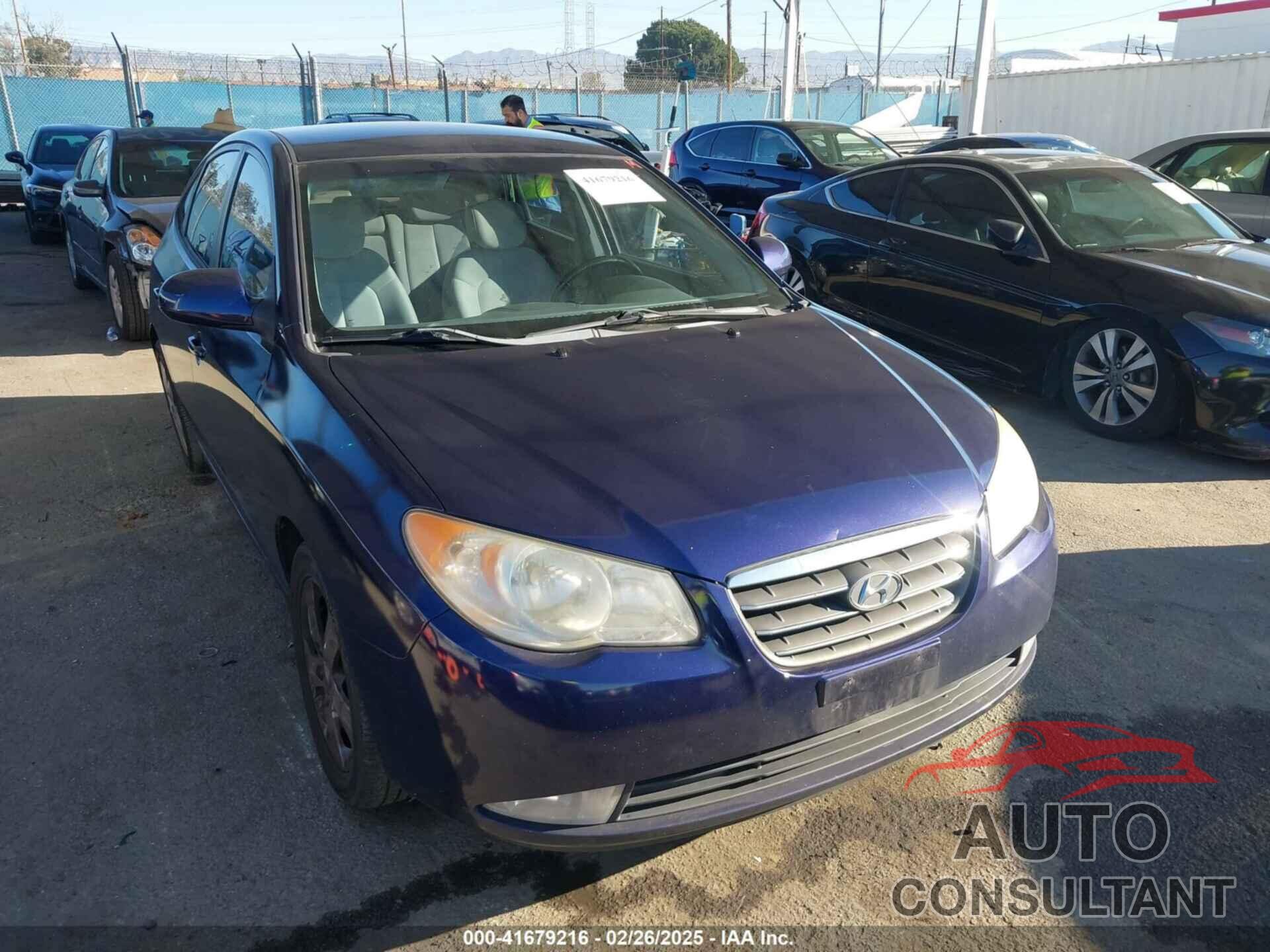 HYUNDAI ELANTRA 2009 - KMHDU46D29U694330