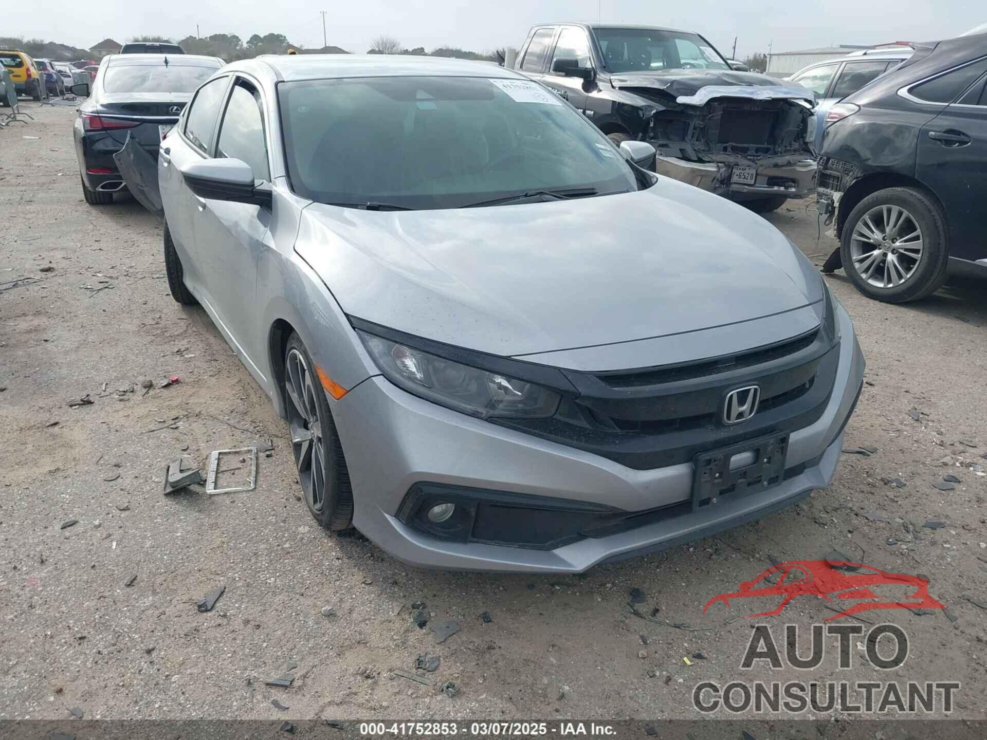 HONDA CIVIC 2020 - 19XFC2F81LE018321