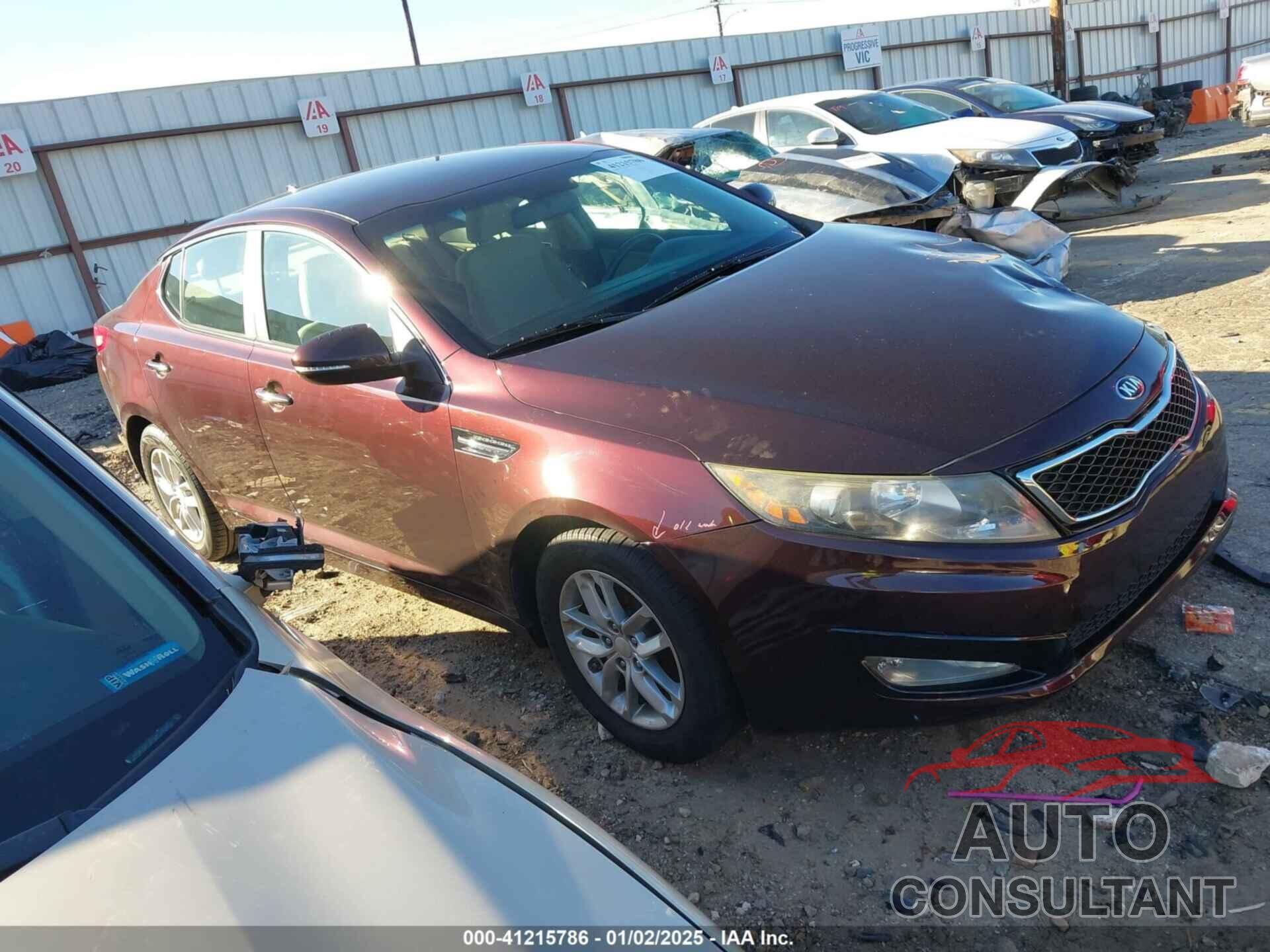 KIA OPTIMA 2013 - 5XXGM4A71DG141900