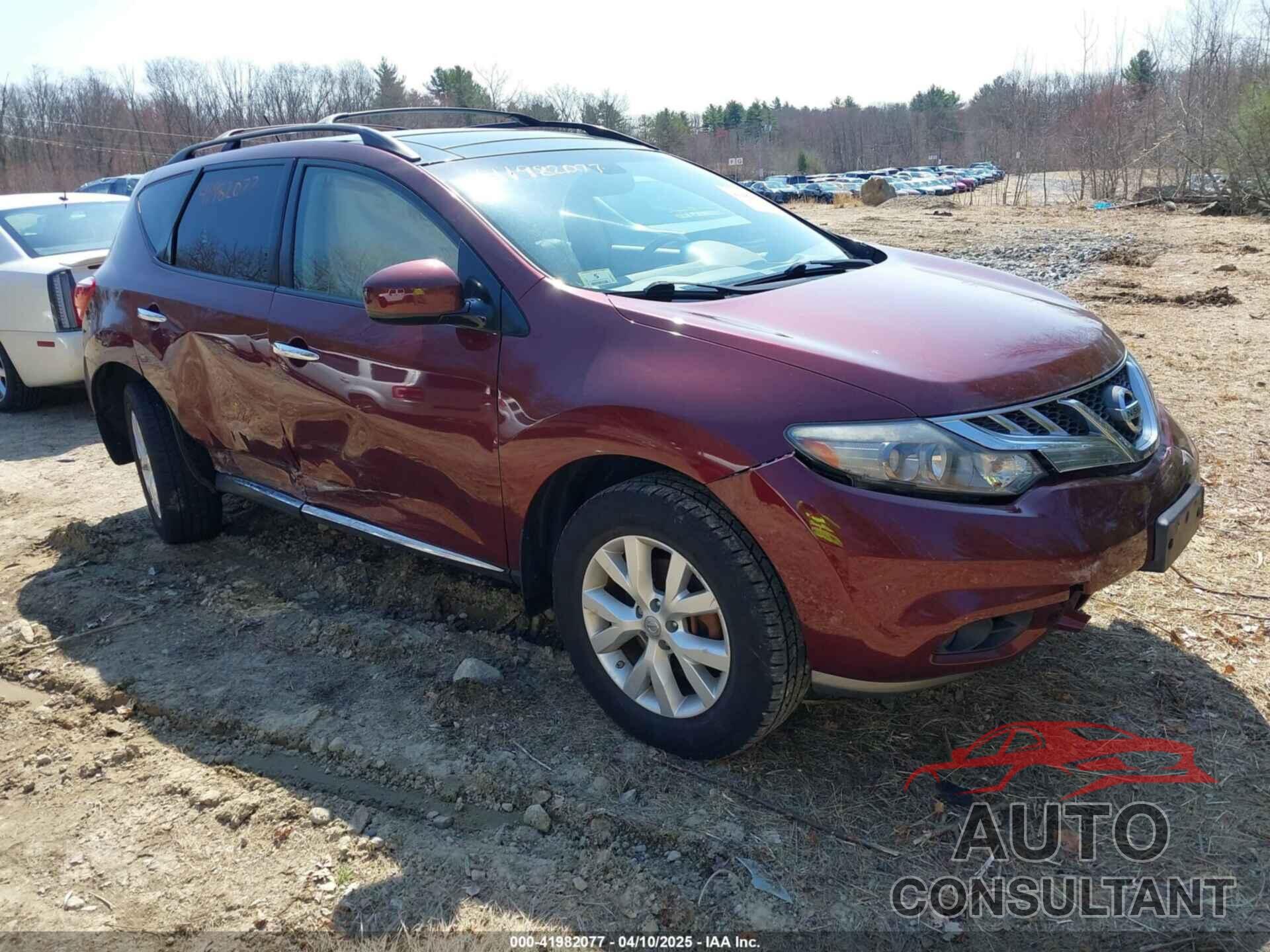 NISSAN MURANO 2011 - JN8AZ1MW8BW177494