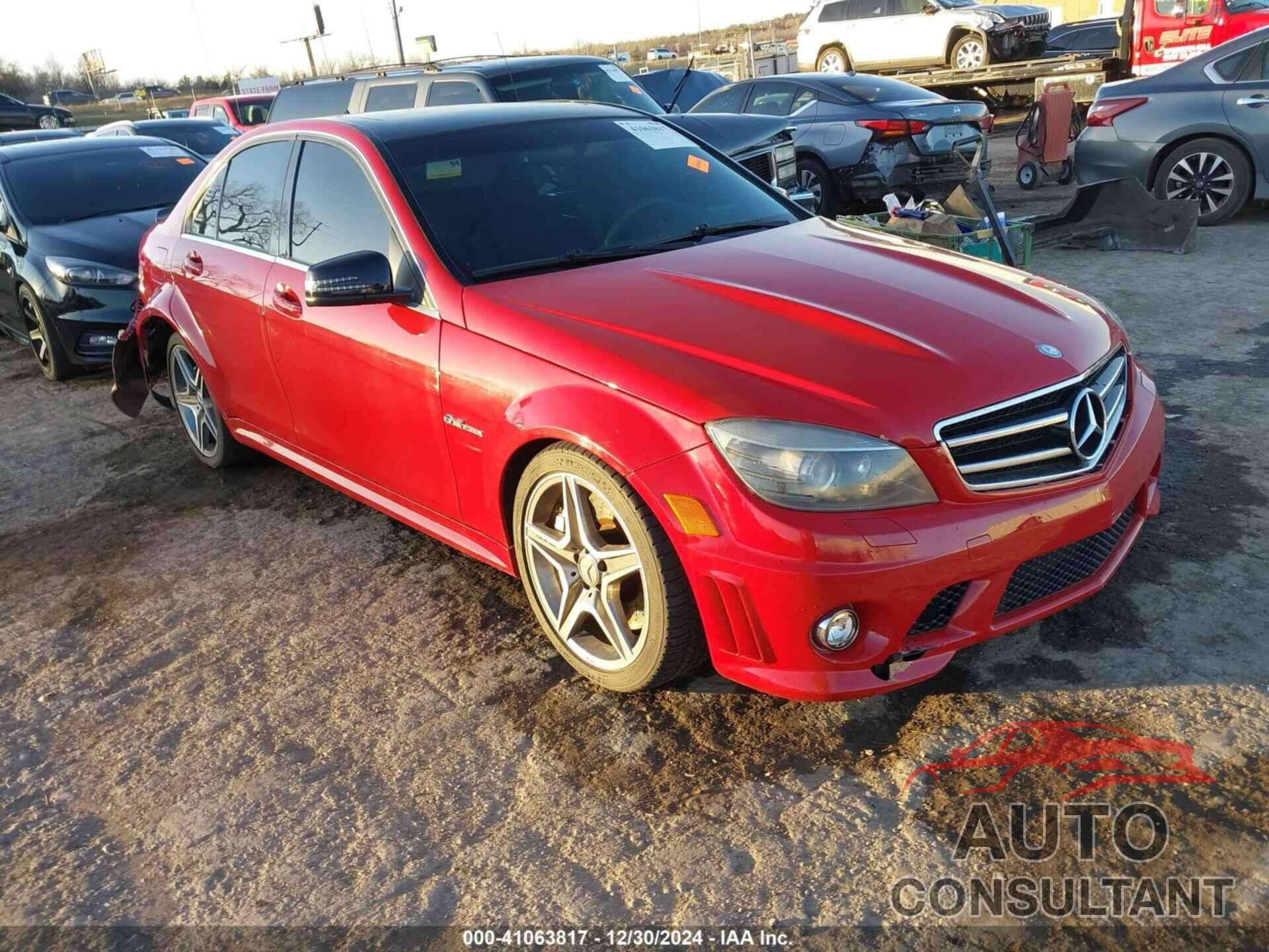 MERCEDES-BENZ C 63 AMG 2009 - WDDGF77X49F238068