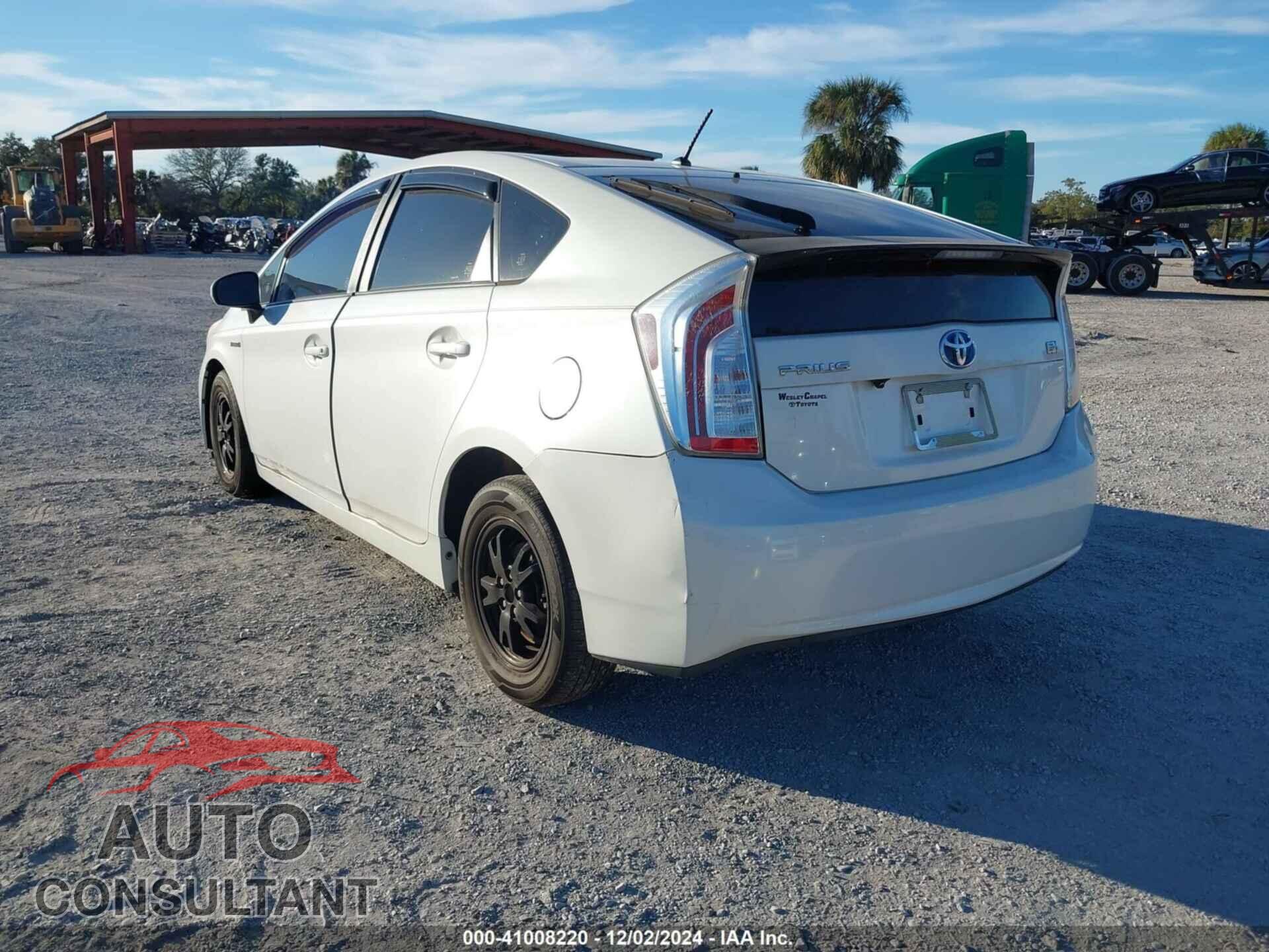 TOYOTA PRIUS 2012 - JTDKN3DU7C5433475