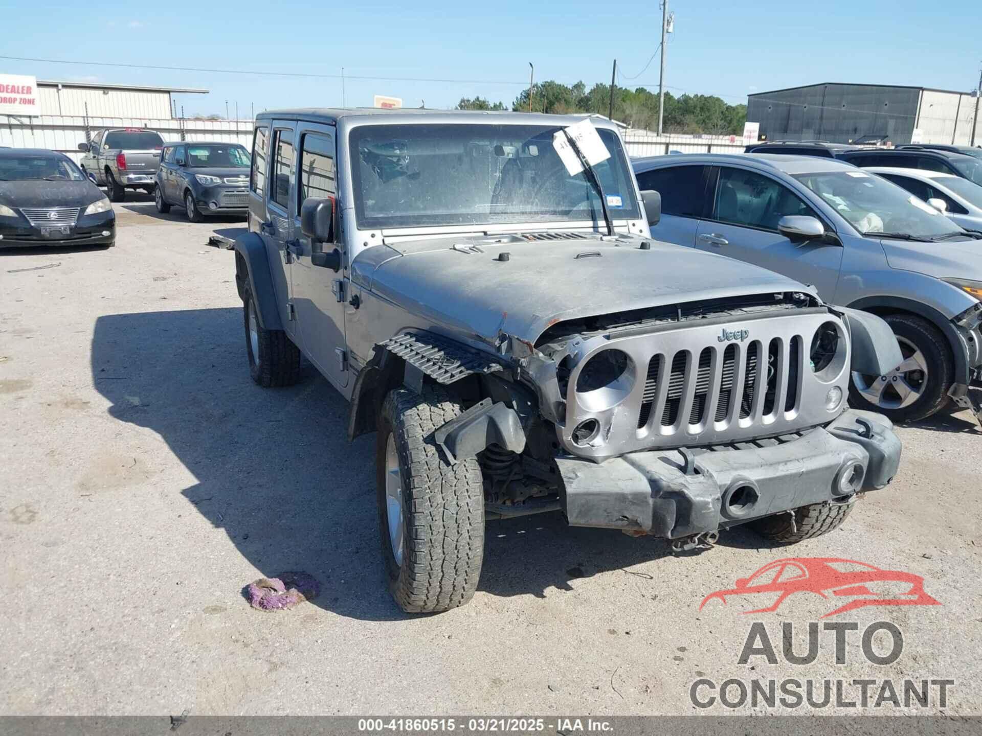 JEEP WRANGLER UNLIMITED 2016 - 1C4HJWDG6GL204854