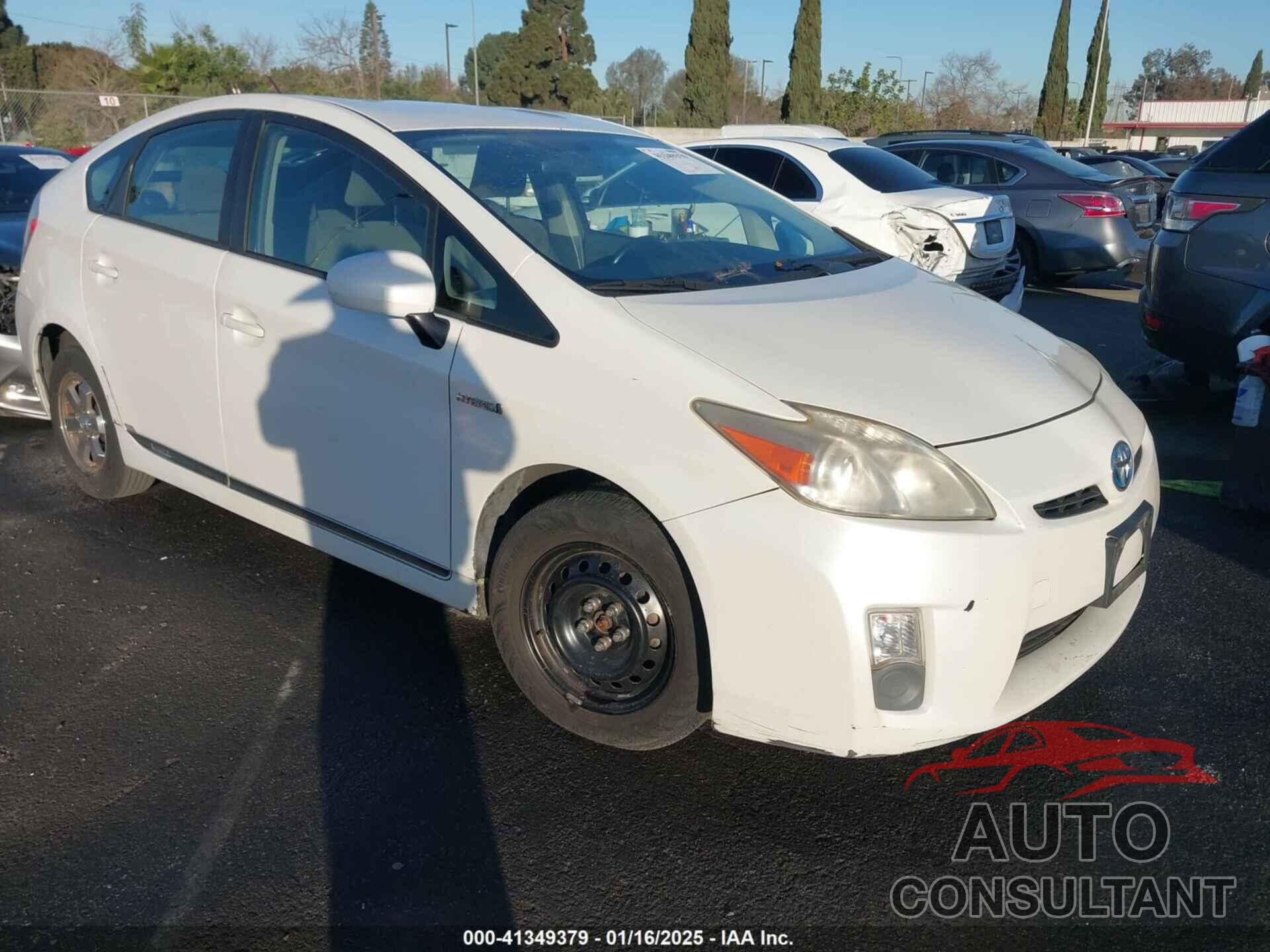 TOYOTA PRIUS 2011 - JTDKN3DU2B0277485