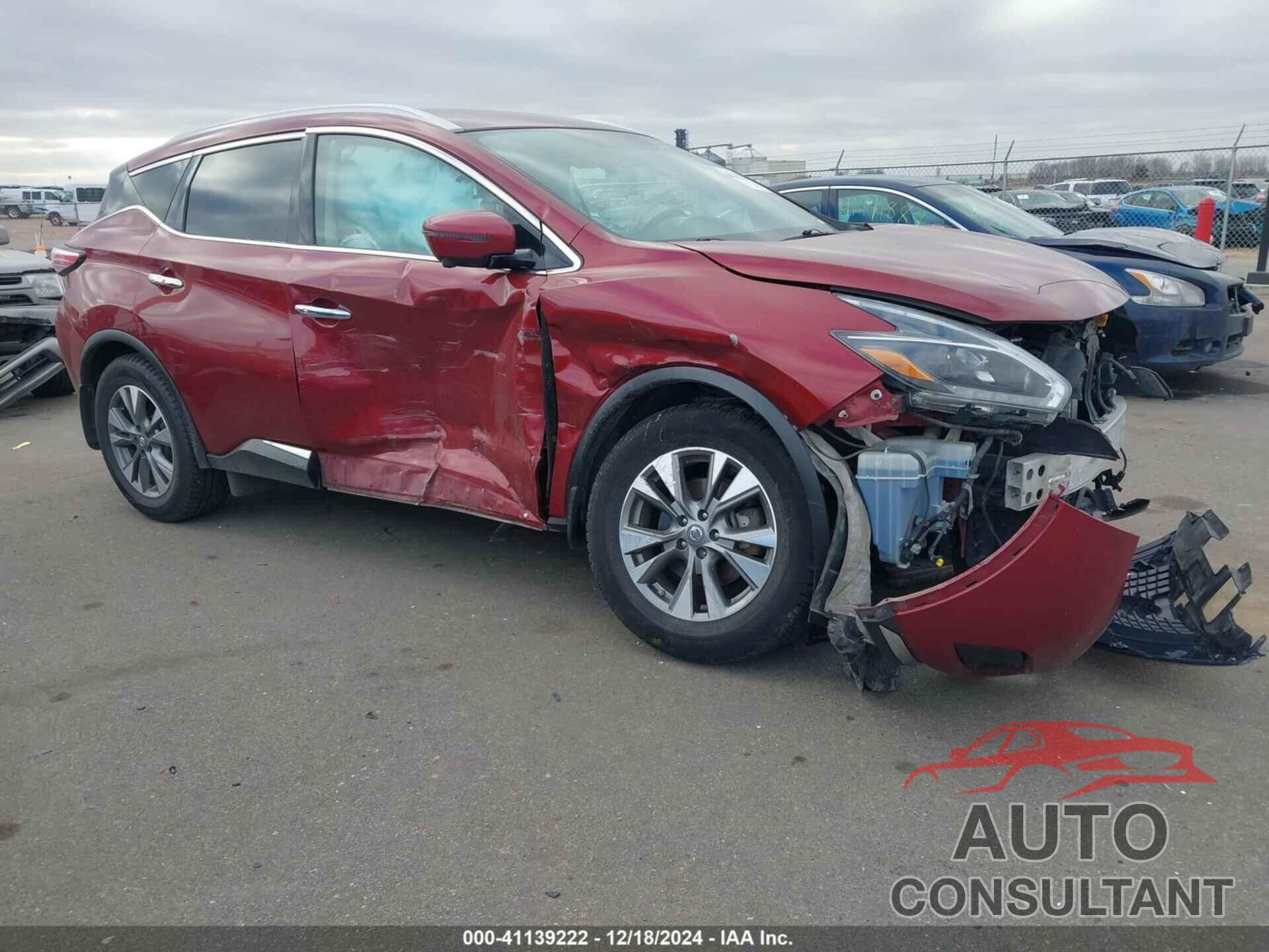 NISSAN MURANO 2018 - 5N1AZ2MH1JN167148