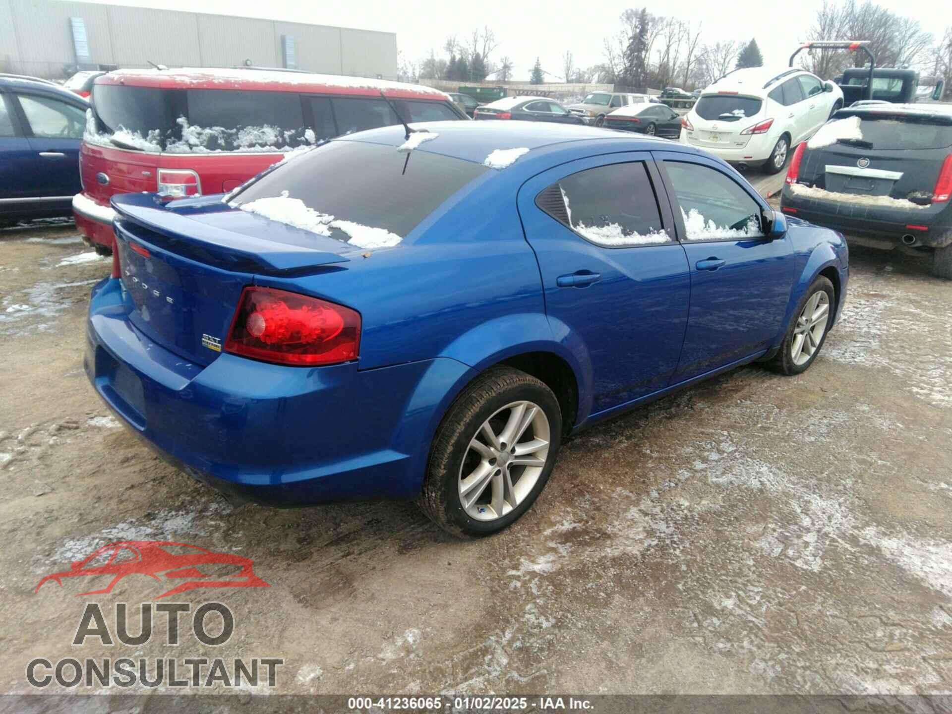 DODGE AVENGER 2012 - 1C3CDZEG7CN206861