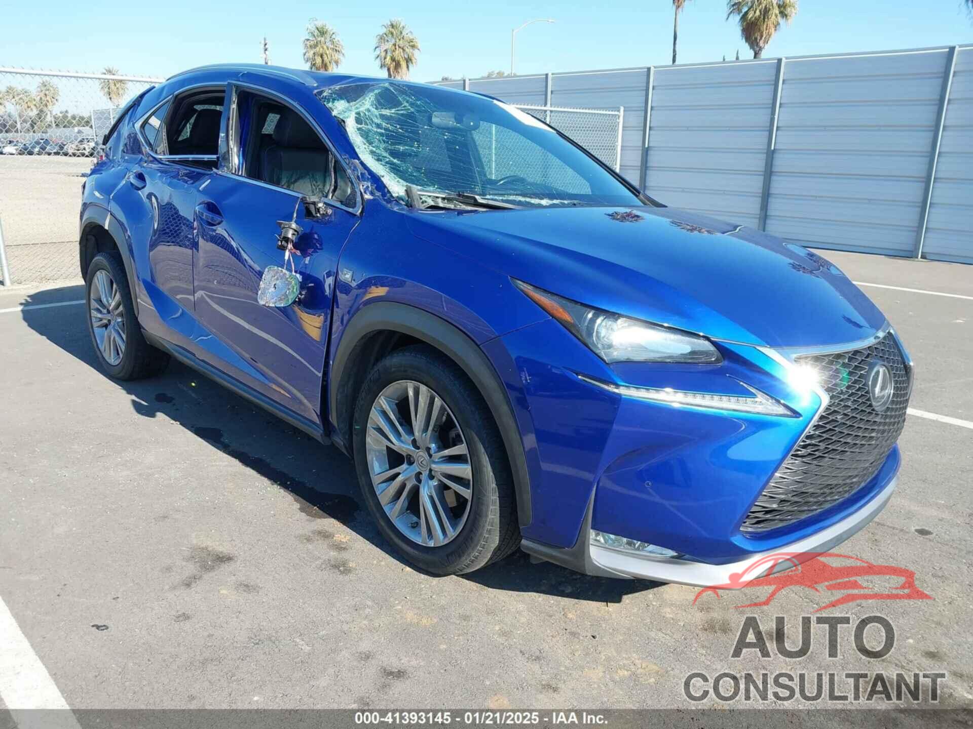 LEXUS NX 200T 2016 - JTJYARBZ1G2026585