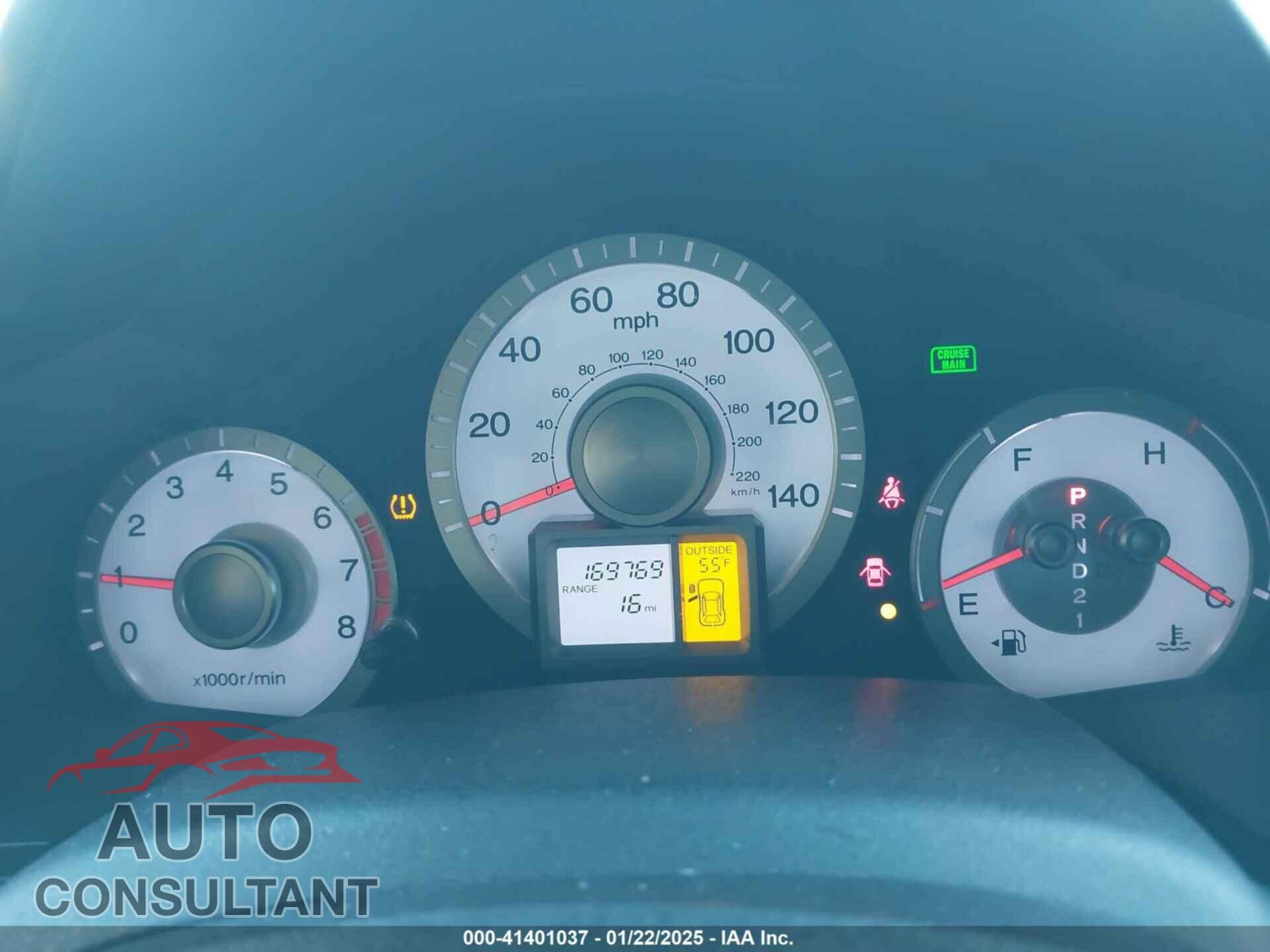 HONDA PILOT 2009 - 5FNYF38669B006489