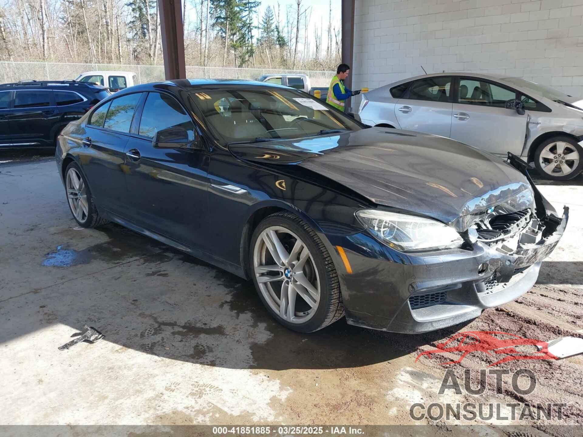 BMW 640I GRAN COUPE 2014 - WBA6B8C5XED452416