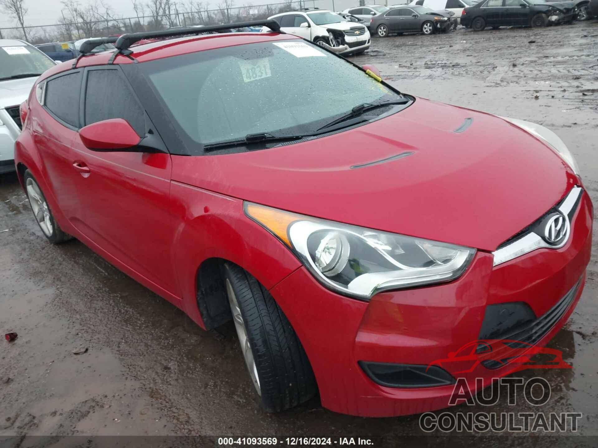 HYUNDAI VELOSTER 2012 - KMHTC6AD9CU018255