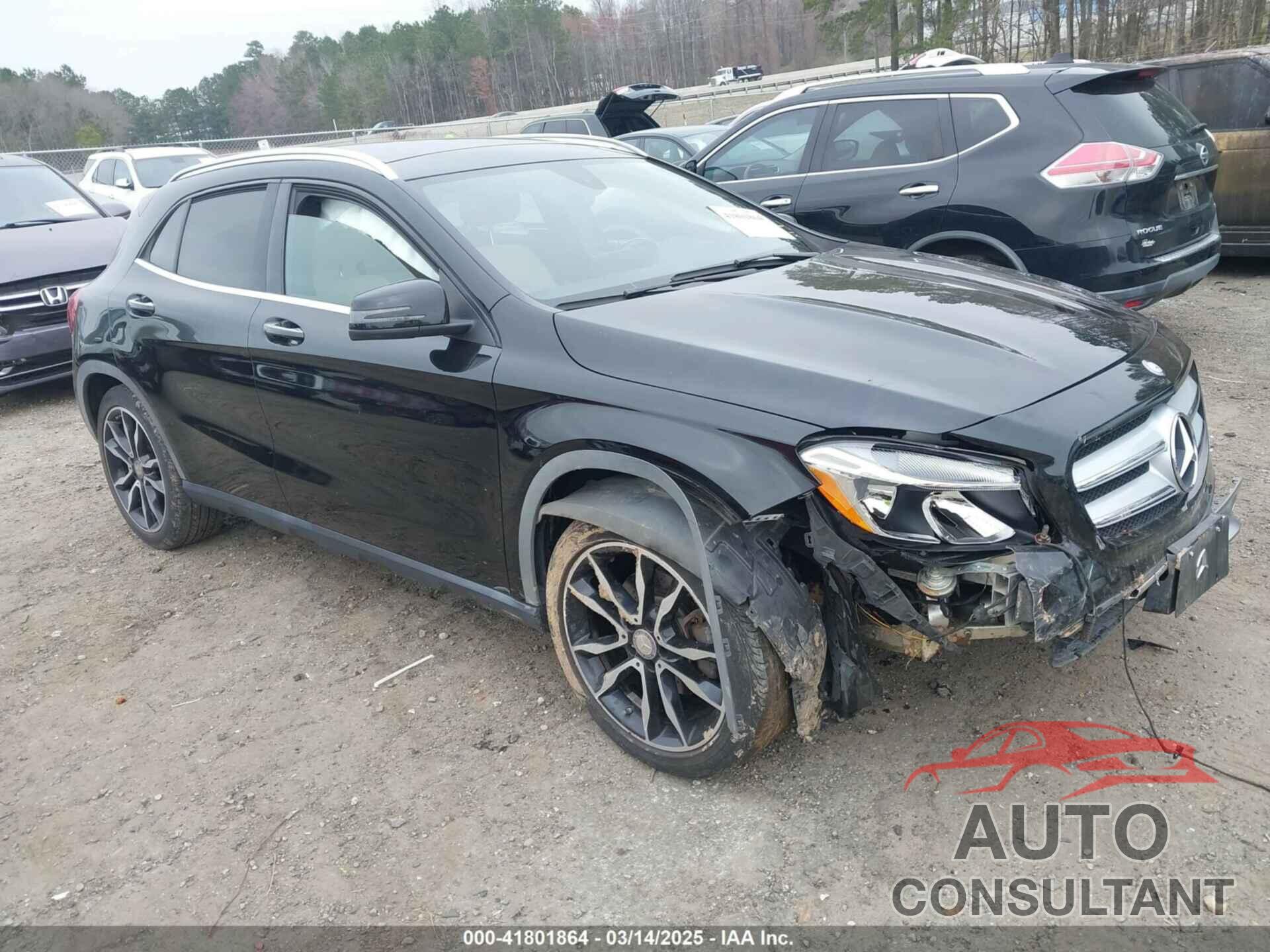 MERCEDES-BENZ GLA 250 2016 - WDCTG4EB9GJ200741