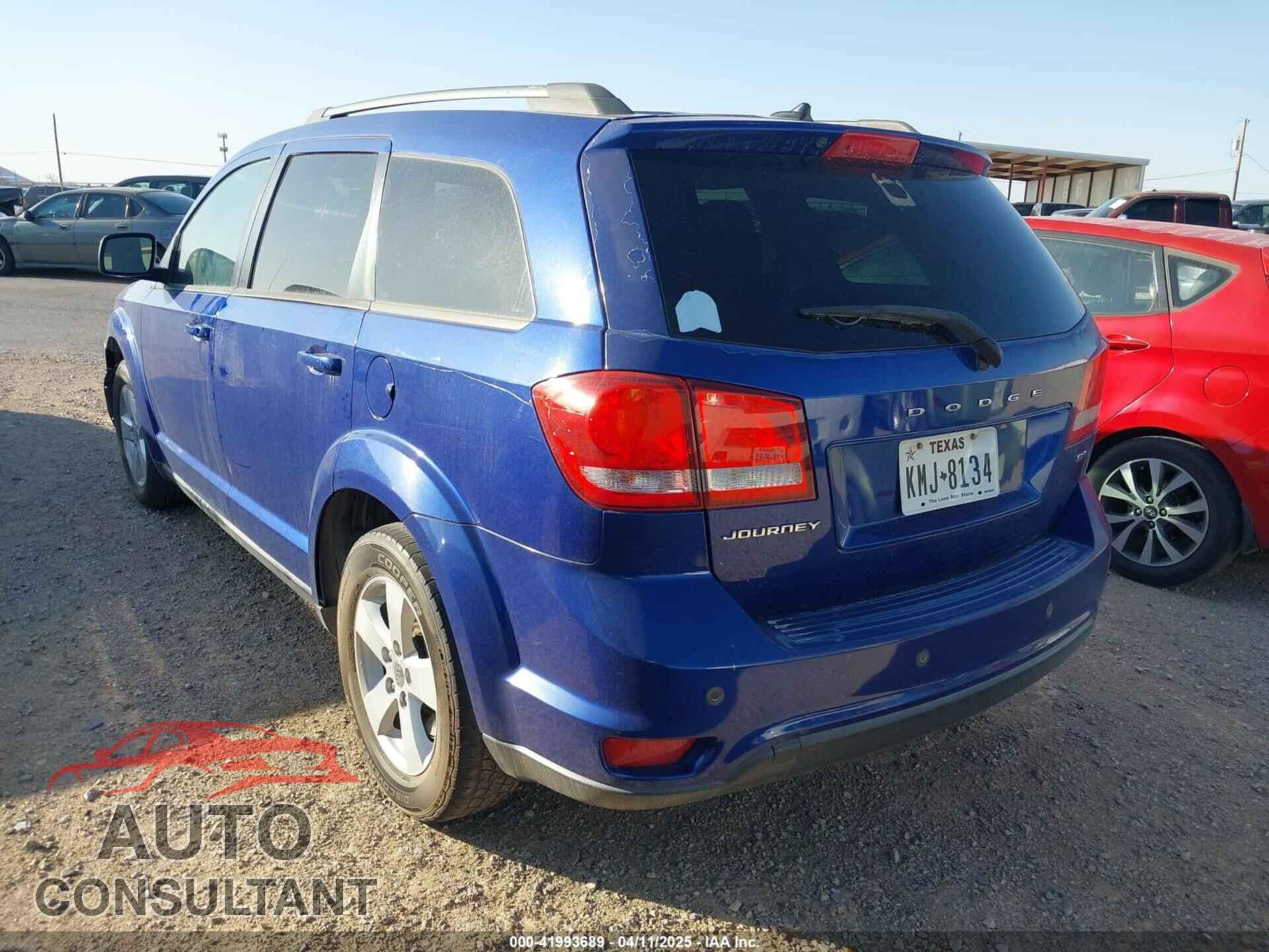 DODGE JOURNEY 2012 - 3C4PDCBB9CT395841
