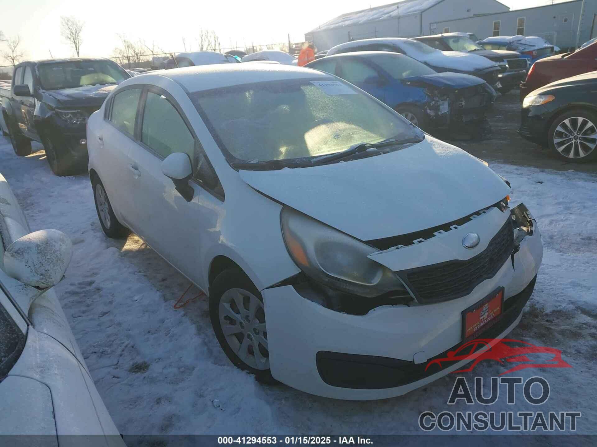 KIA RIO 2013 - KNADM4A38D6192919