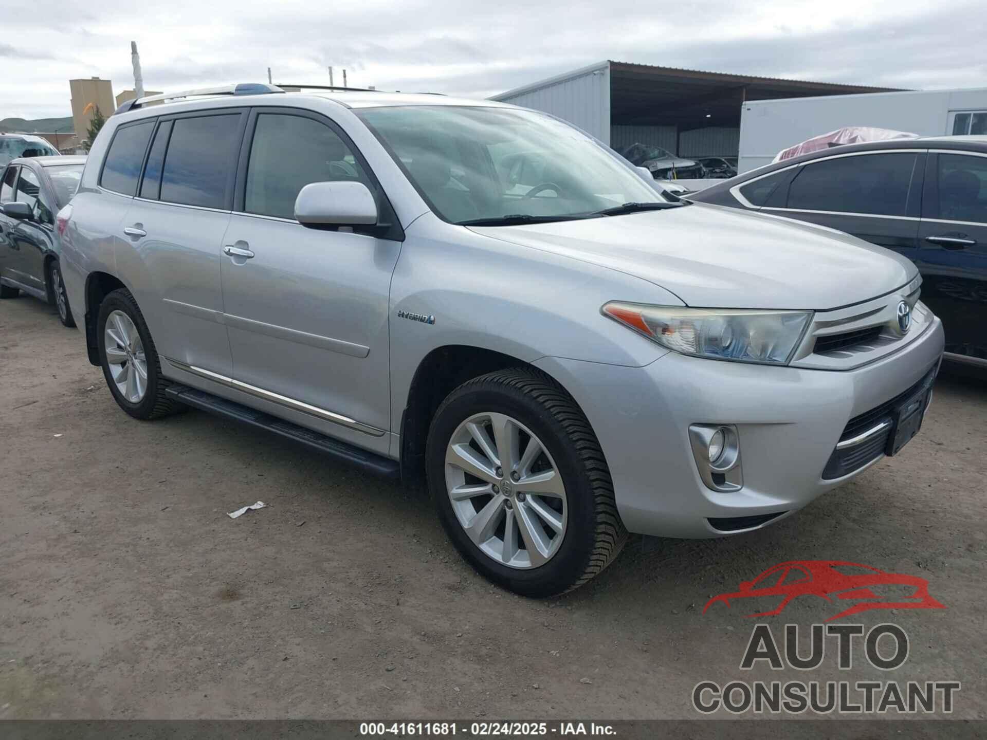 TOYOTA HIGHLANDER HYBRID 2012 - JTEDC3EH2C2007335