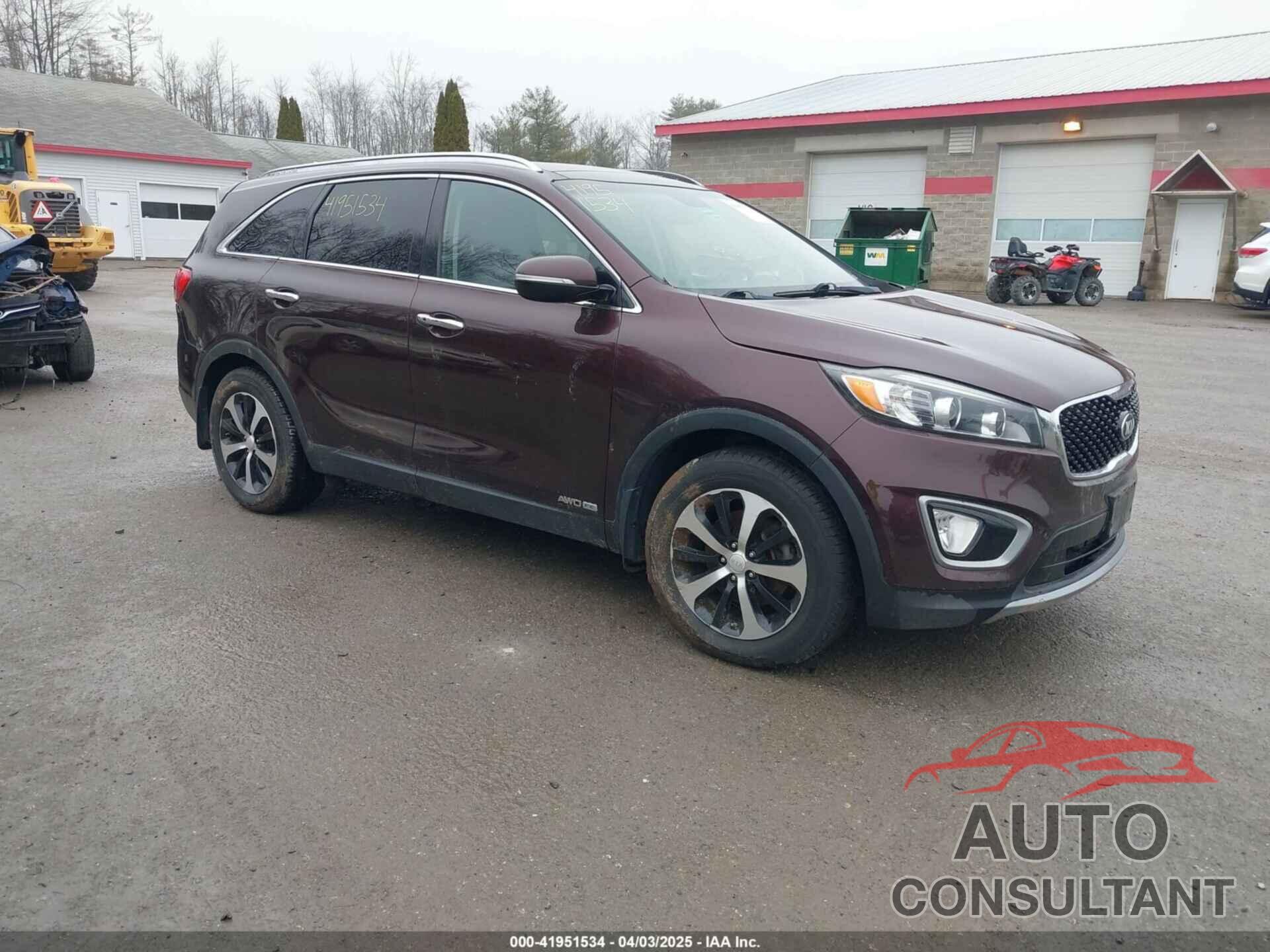 KIA SORENTO 2016 - 5XYPHDA5XGG066424