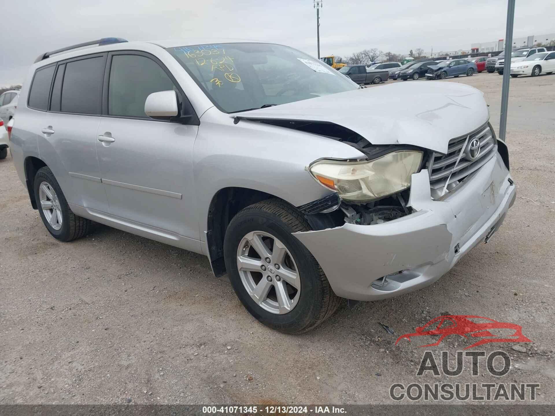 TOYOTA HIGHLANDER 2009 - JTEDS41A292080893