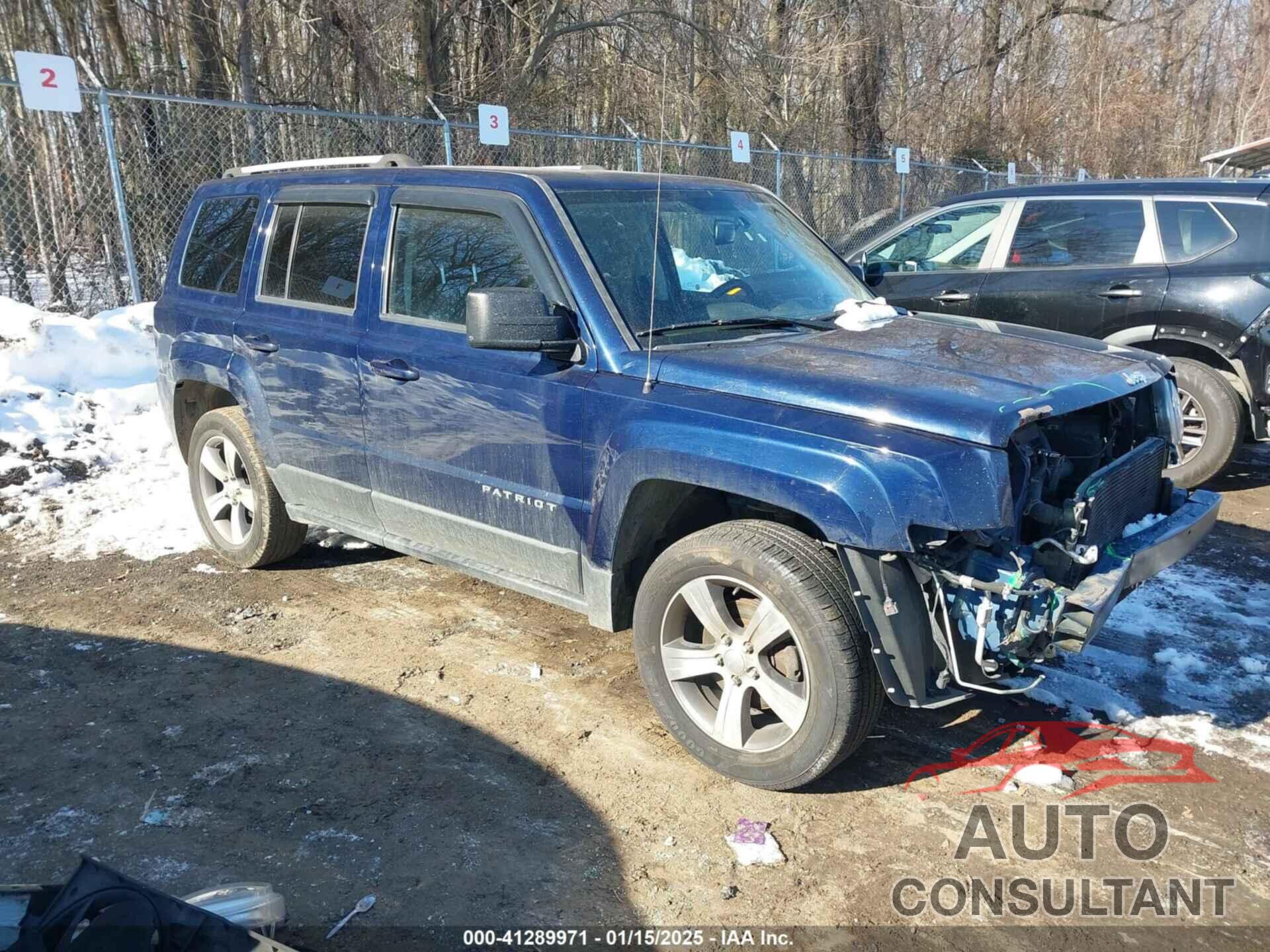 JEEP PATRIOT 2017 - 1C4NJRFBXHD178406