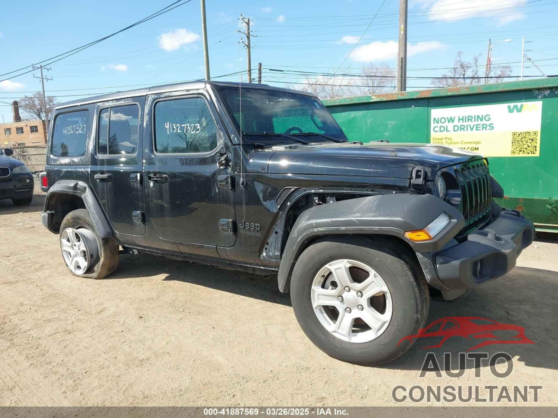 JEEP WRANGLER UNLIMITED 2022 - 1C4HJXDG5NW167345