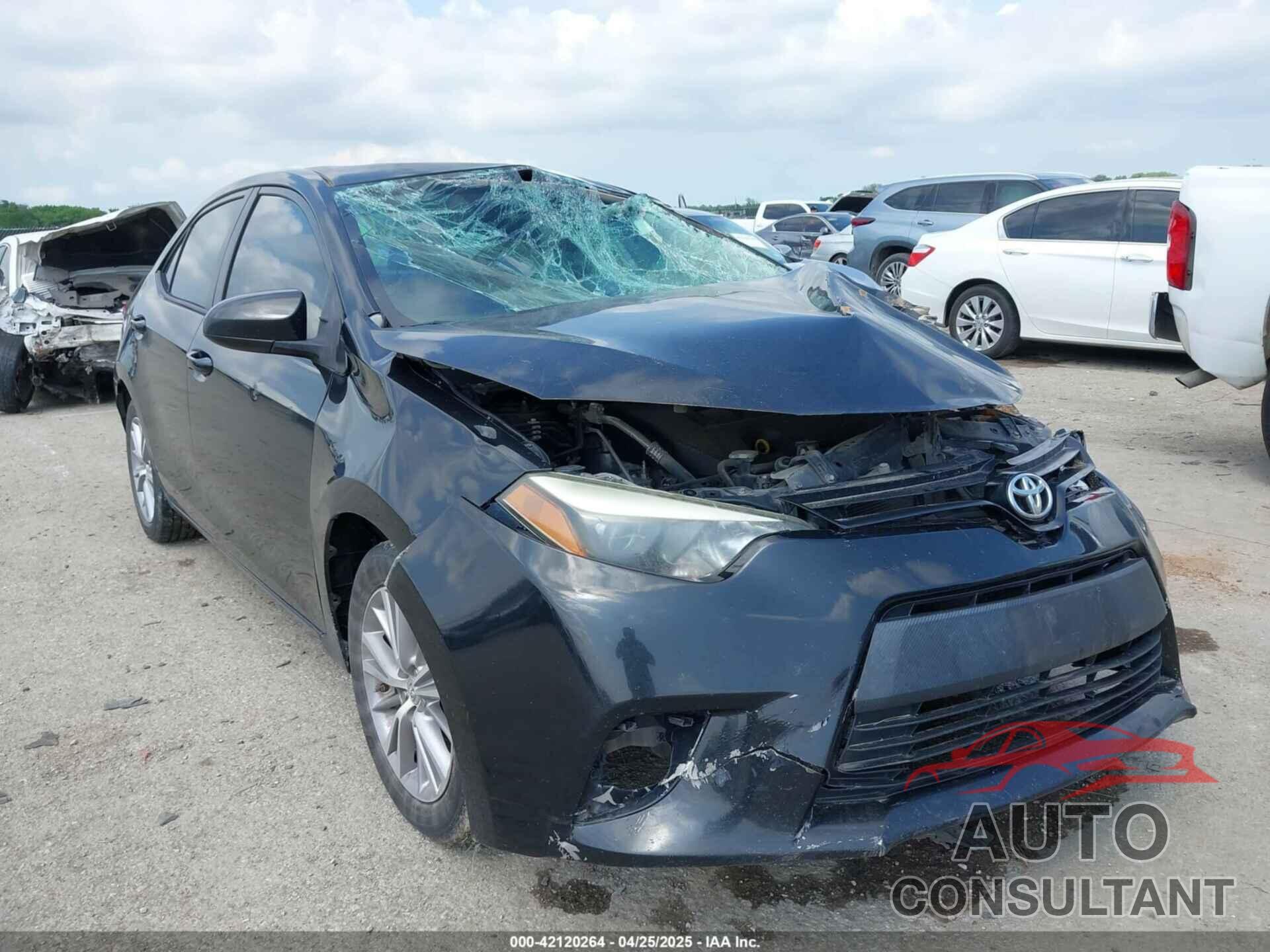 TOYOTA COROLLA 2014 - 5YFBURHE3EP100608