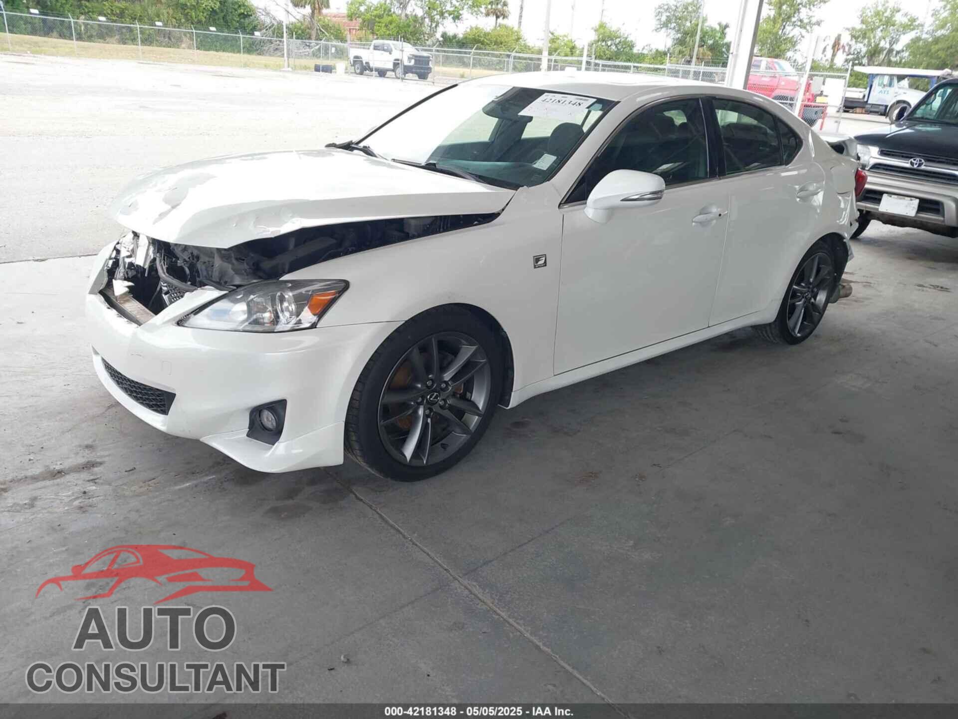 LEXUS IS 250 2012 - JTHBF5C20C5179258