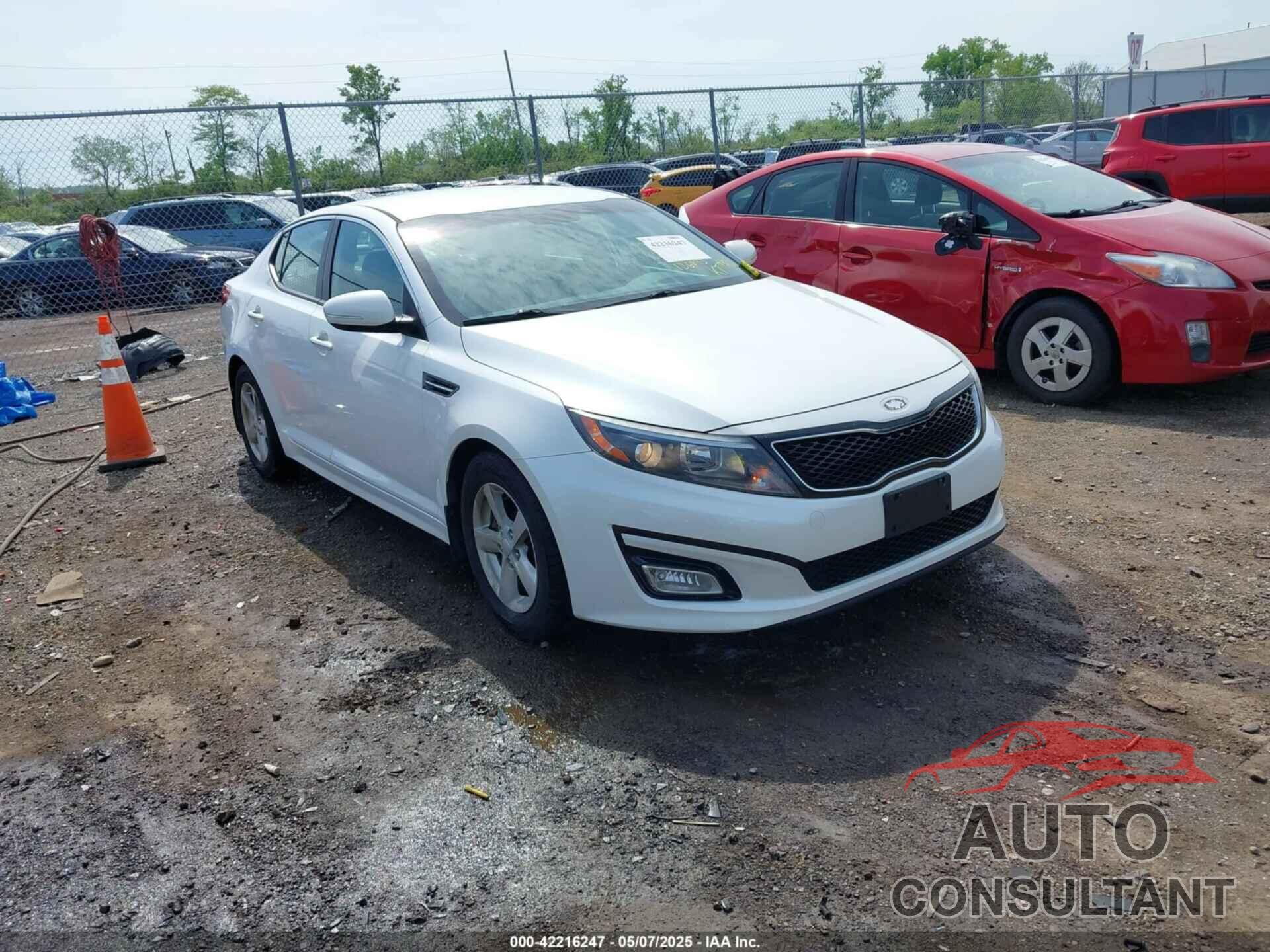 KIA OPTIMA 2015 - KNAGM4A7XF5579190