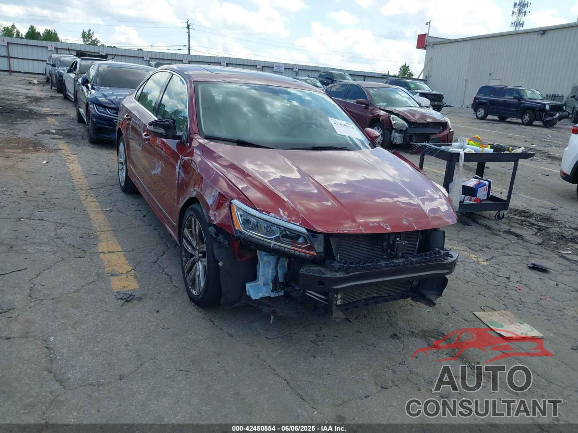 VOLKSWAGEN PASSAT 2017 - 1VWGT7A30HC058916