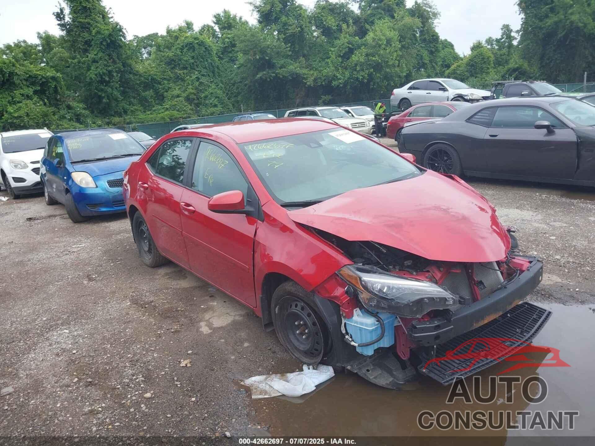TOYOTA COROLLA 2017 - 2T1BURHE6HC963309