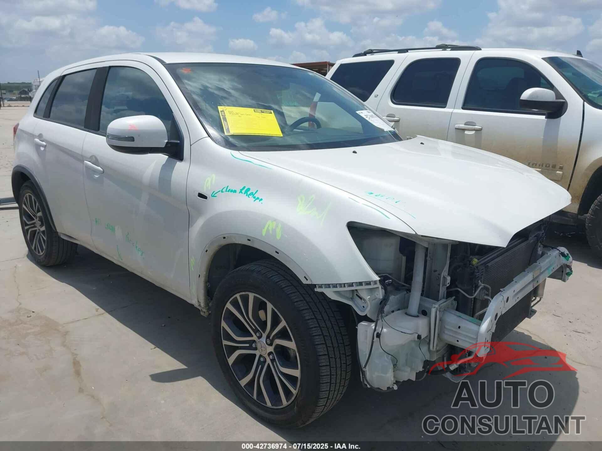 MITSUBISHI OUTLANDER SPORT 2019 - JA4AP3AUXKU010320