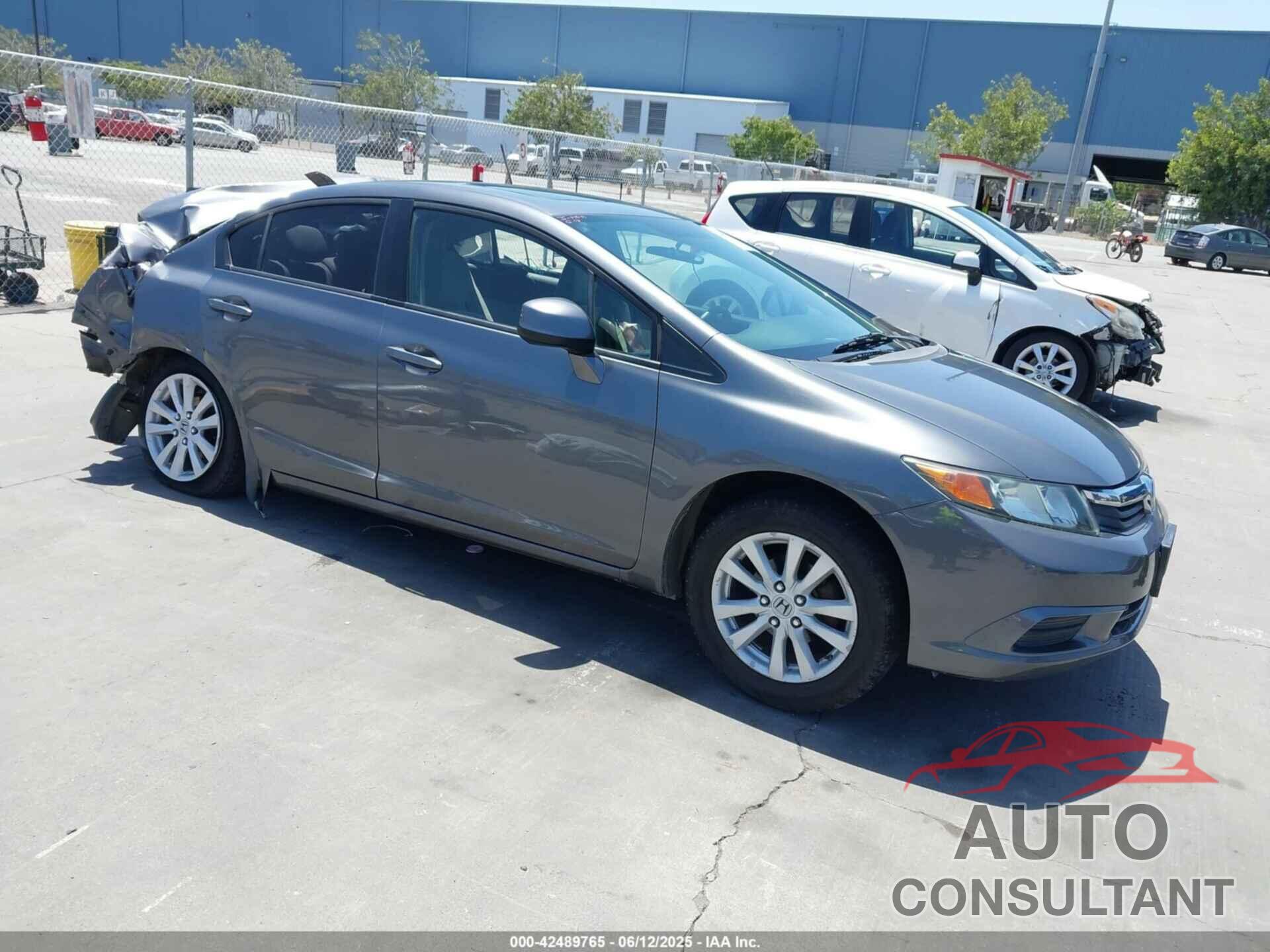 HONDA CIVIC 2012 - 19XFB2F85CE329432